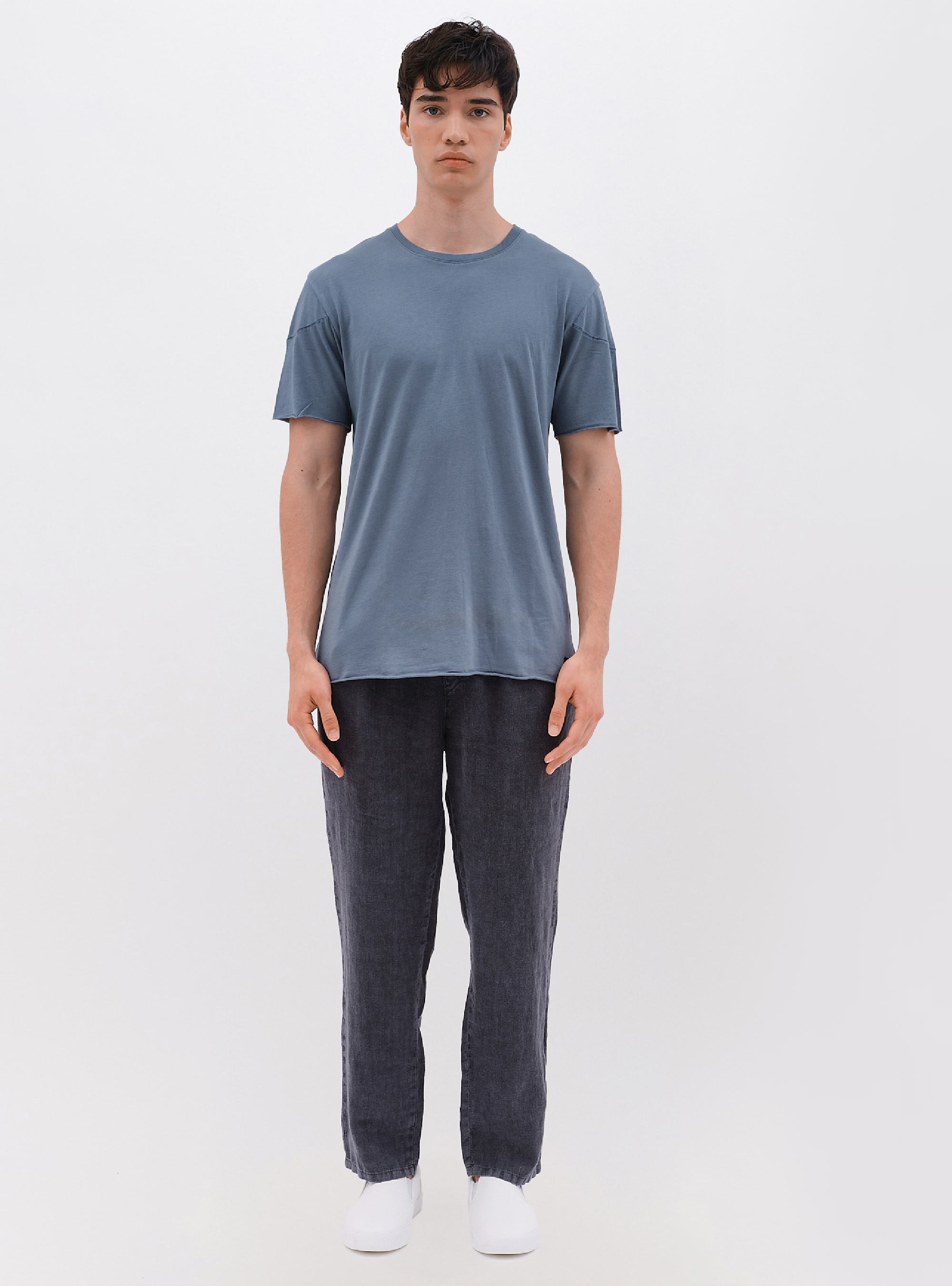 Dirty Laundry Linen Pants - Washed Black