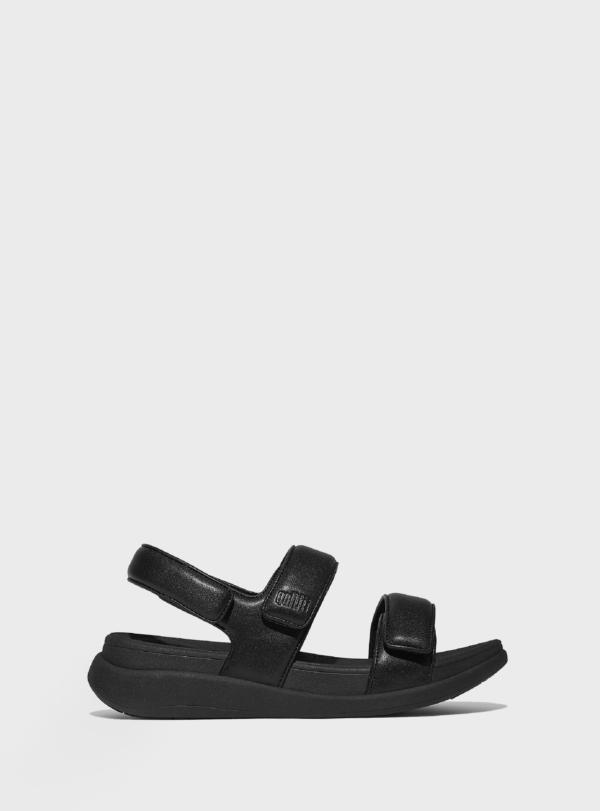 Fitflop F-MODE GO Adjustable Back-Strap Sandals - Black