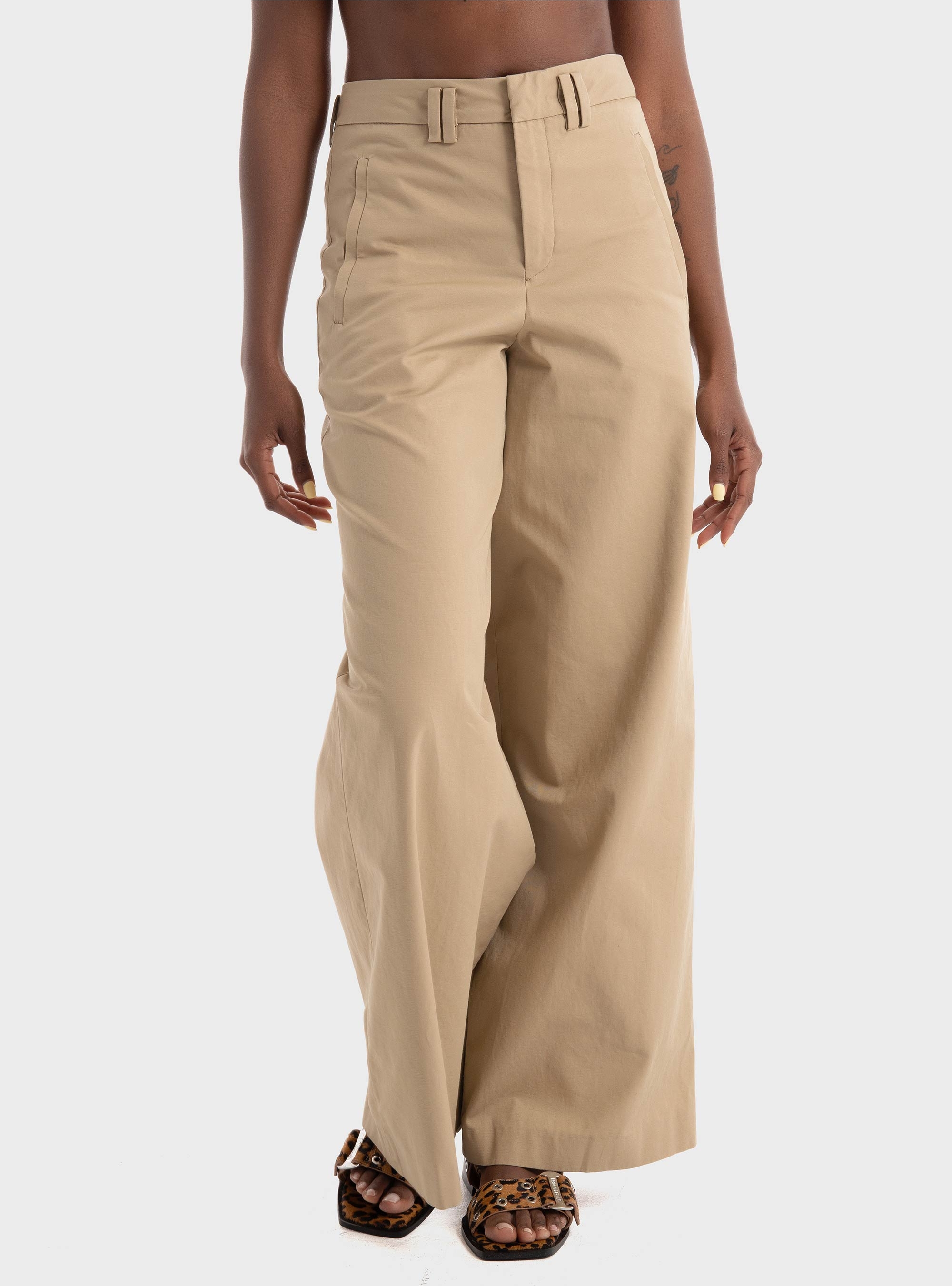 Drykorn Broad Marlena Trousers - Beige