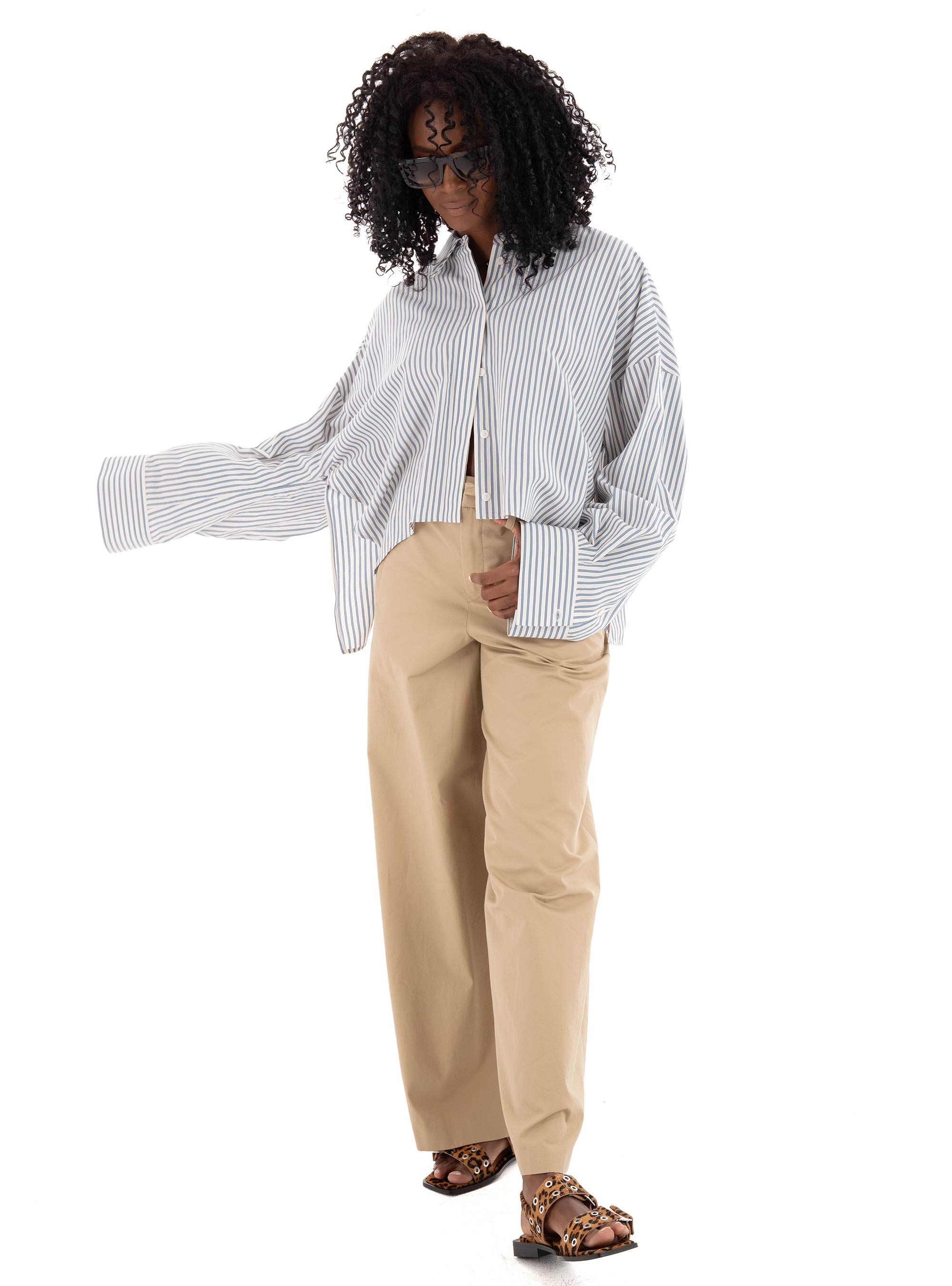 Drykorn Broad Marlena Trousers - Beige