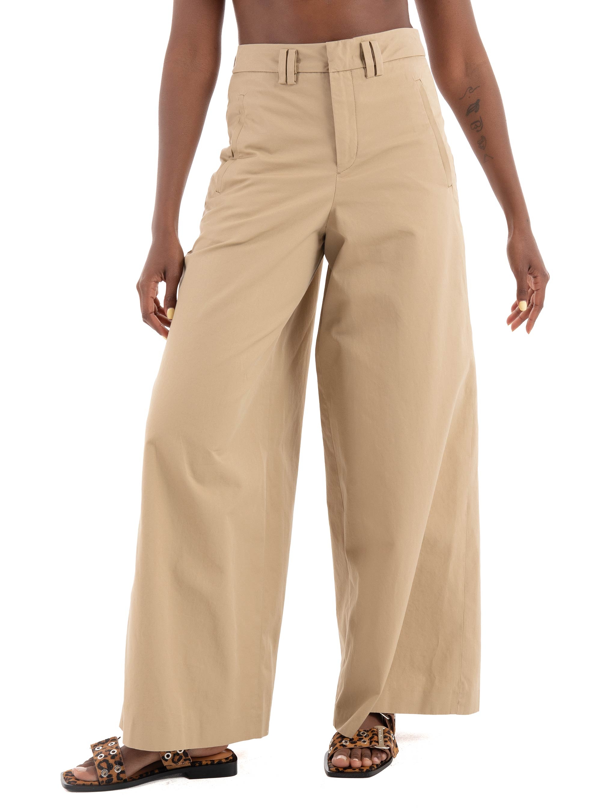 Drykorn Broad Marlena Trousers - Beige