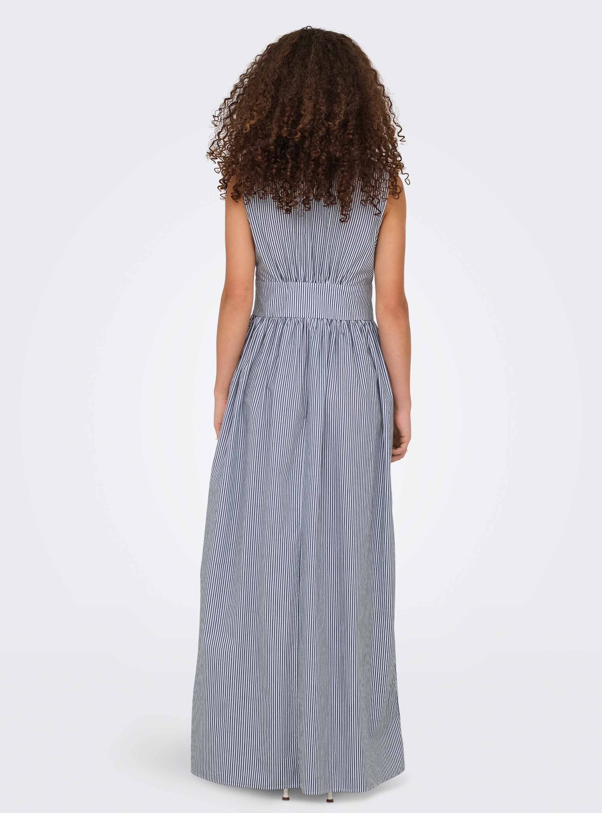Only Siska V-Neck Maxi Dress - White