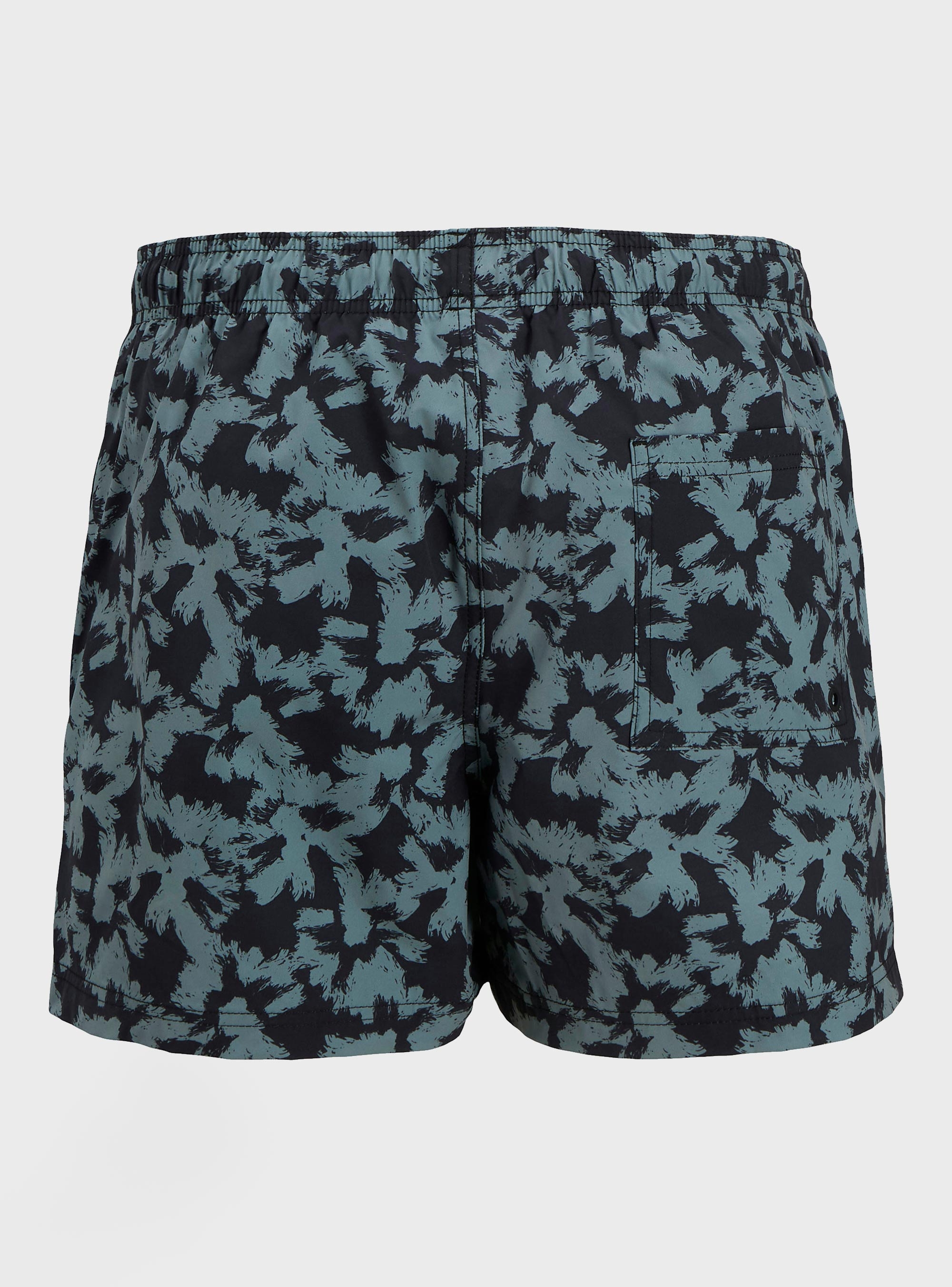 Jack & Jones Maui Flower Swim Shorts - Black