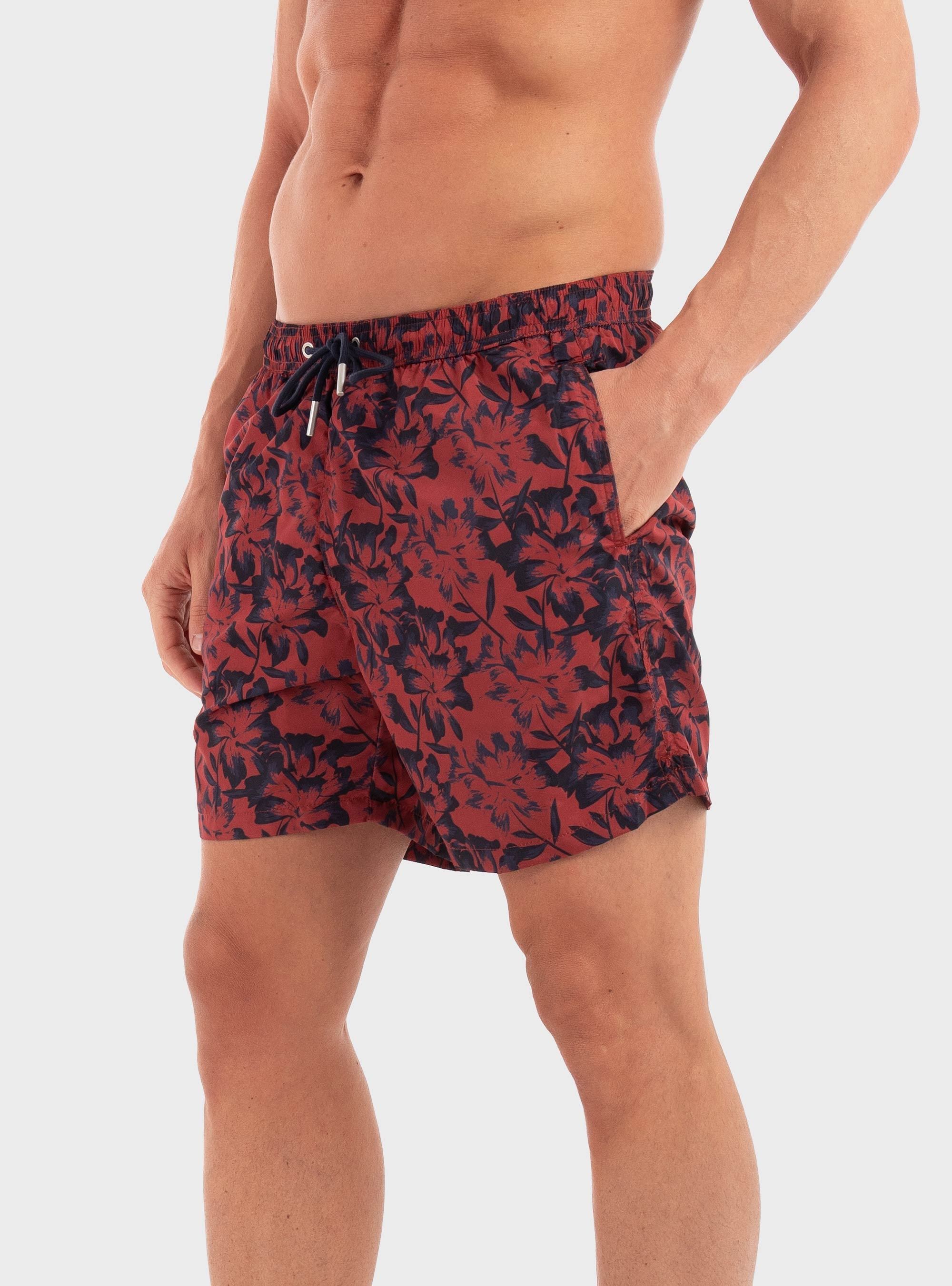 Gianni Lupo Swim Shorts - Bordeaux