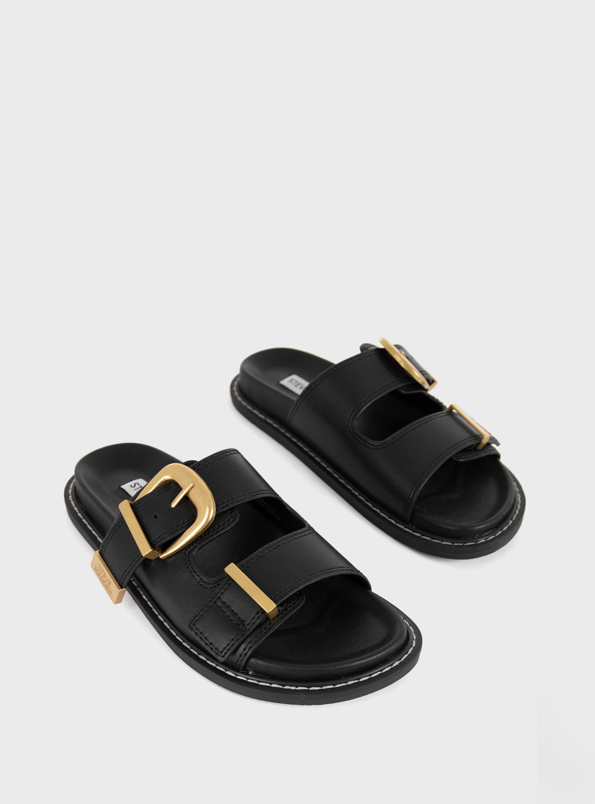 Steve Madden Arch-E Sandals - Black