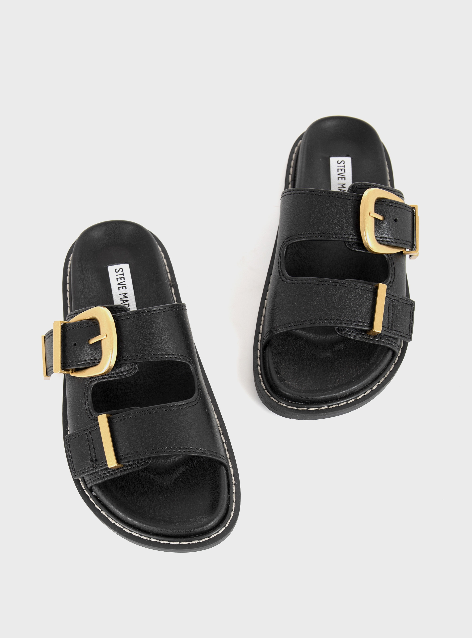 Steve Madden Arch-E Sandals - Black