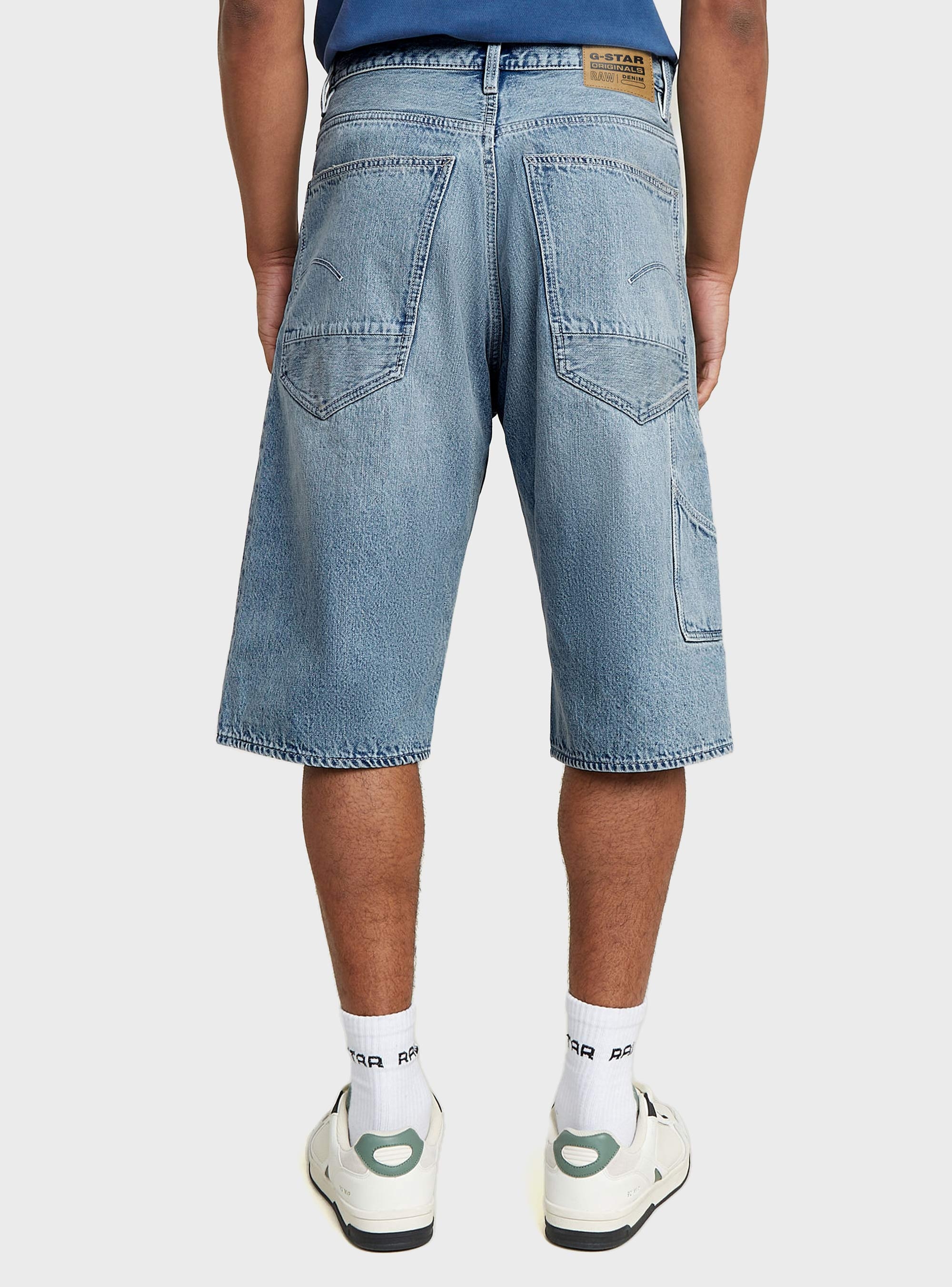 G-Star Bam Logger Shorts - Light Aged Denim