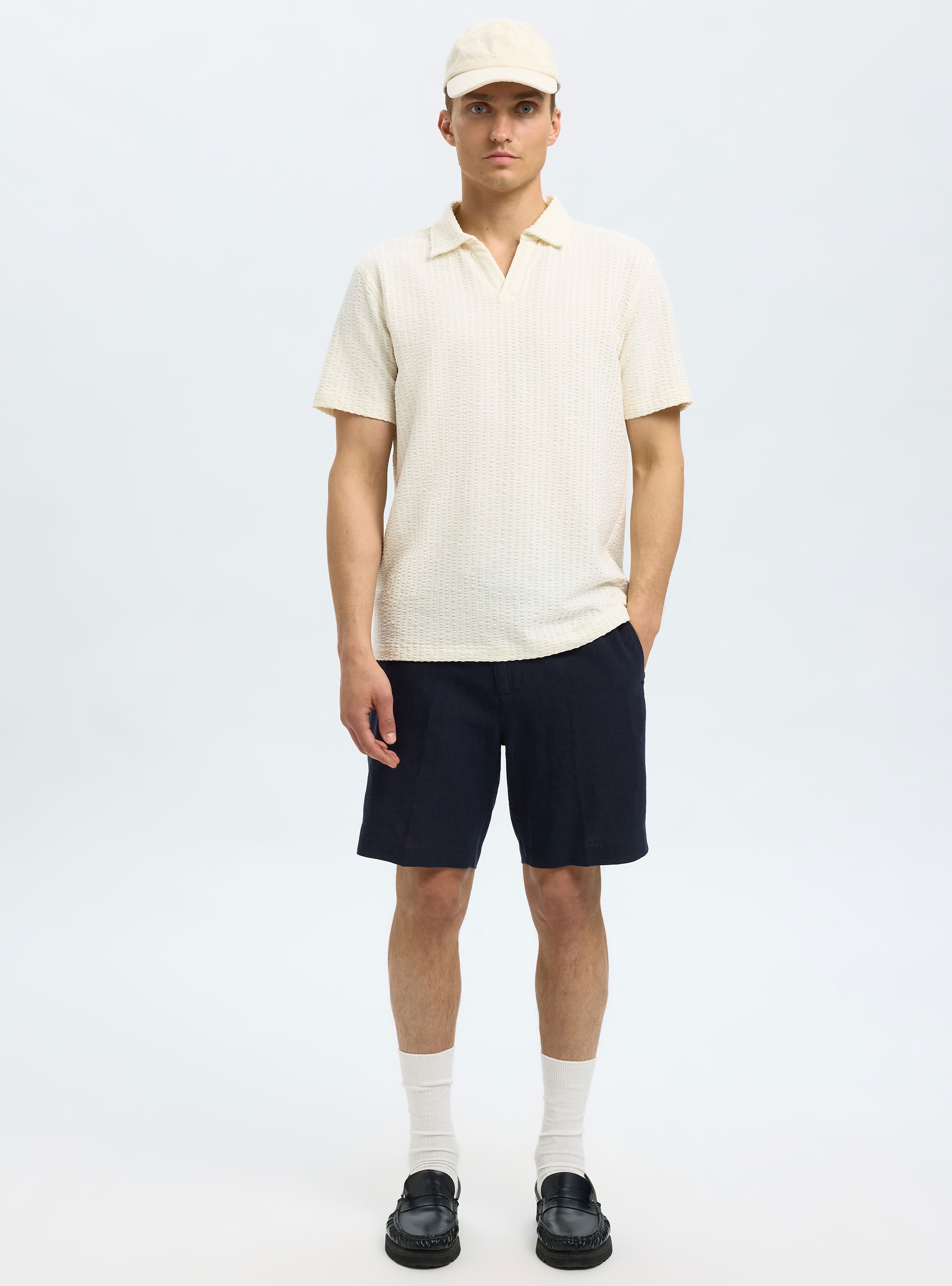 Selected Regular-Leroy Sun Shorts - Blue