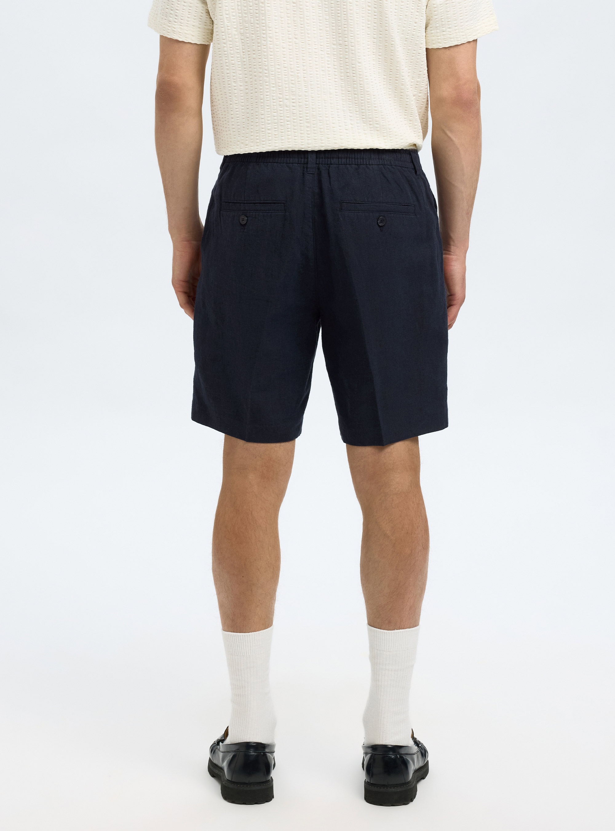 Selected Regular-Leroy Sun Shorts - Blue