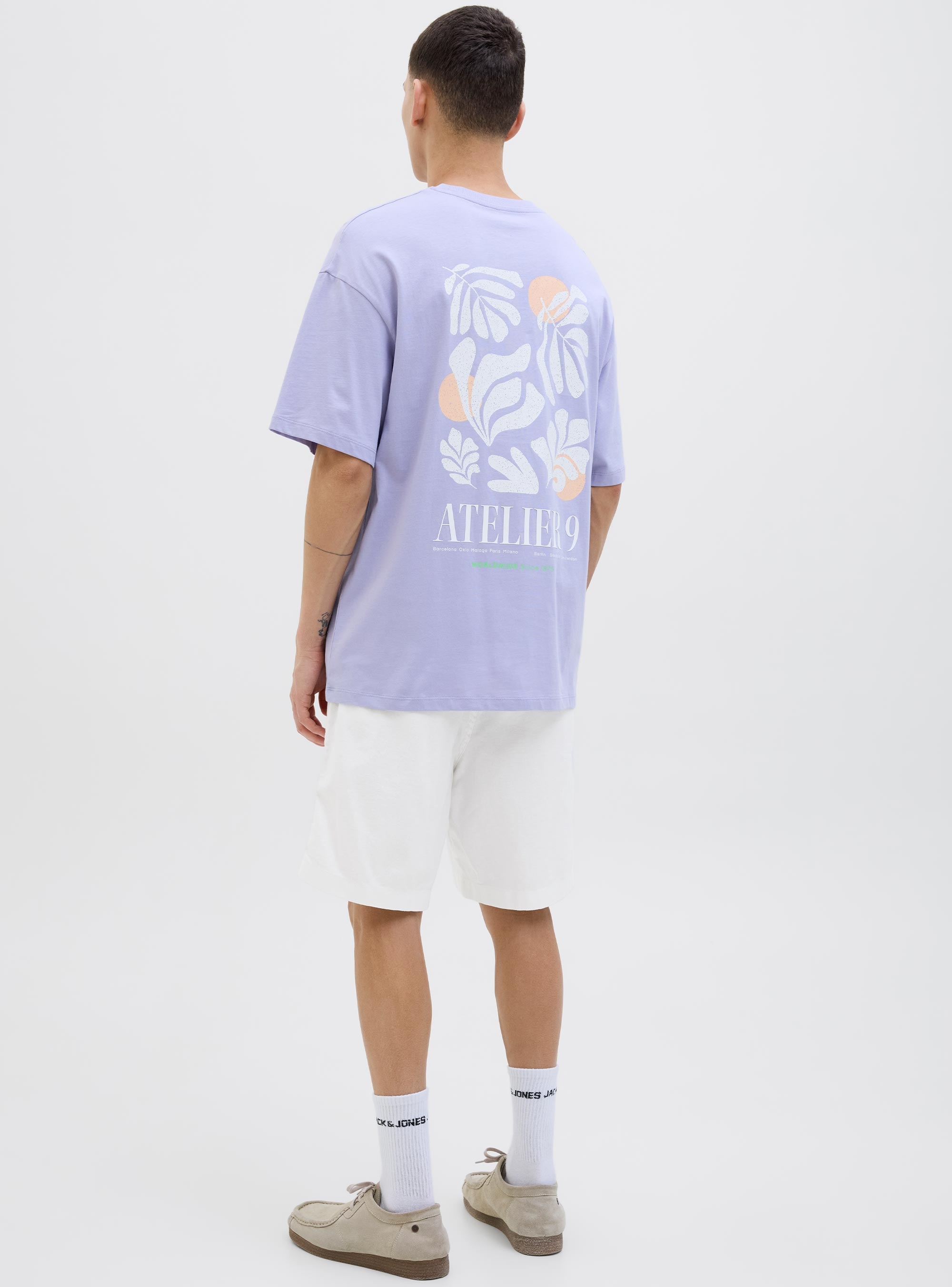 Jack & Jones Jaiden Campaign Hybrid Bondi Shorts - White