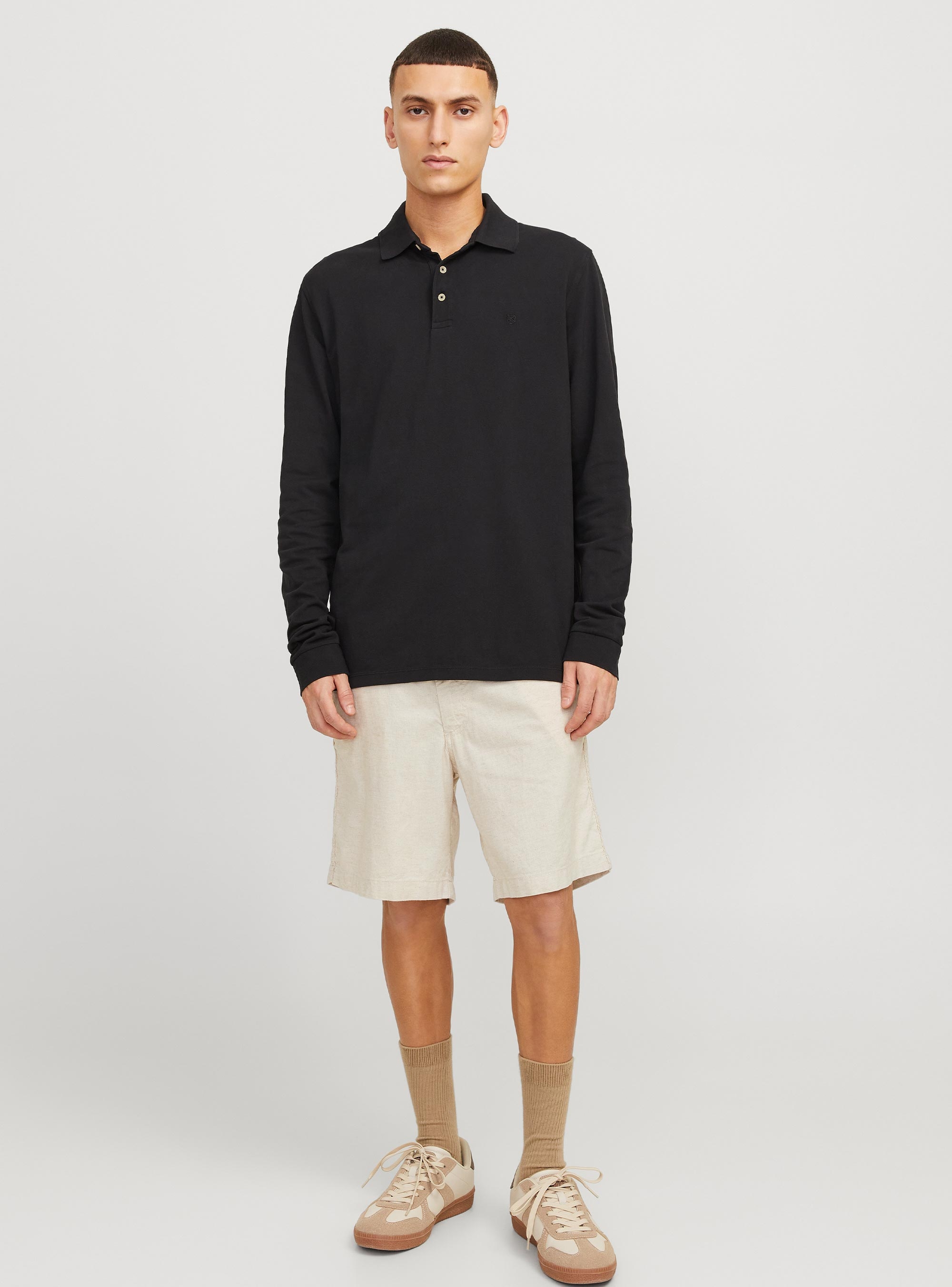 Jack & Jones Jaiden Campaign Hybrid Bondi Shorts - Ecru
