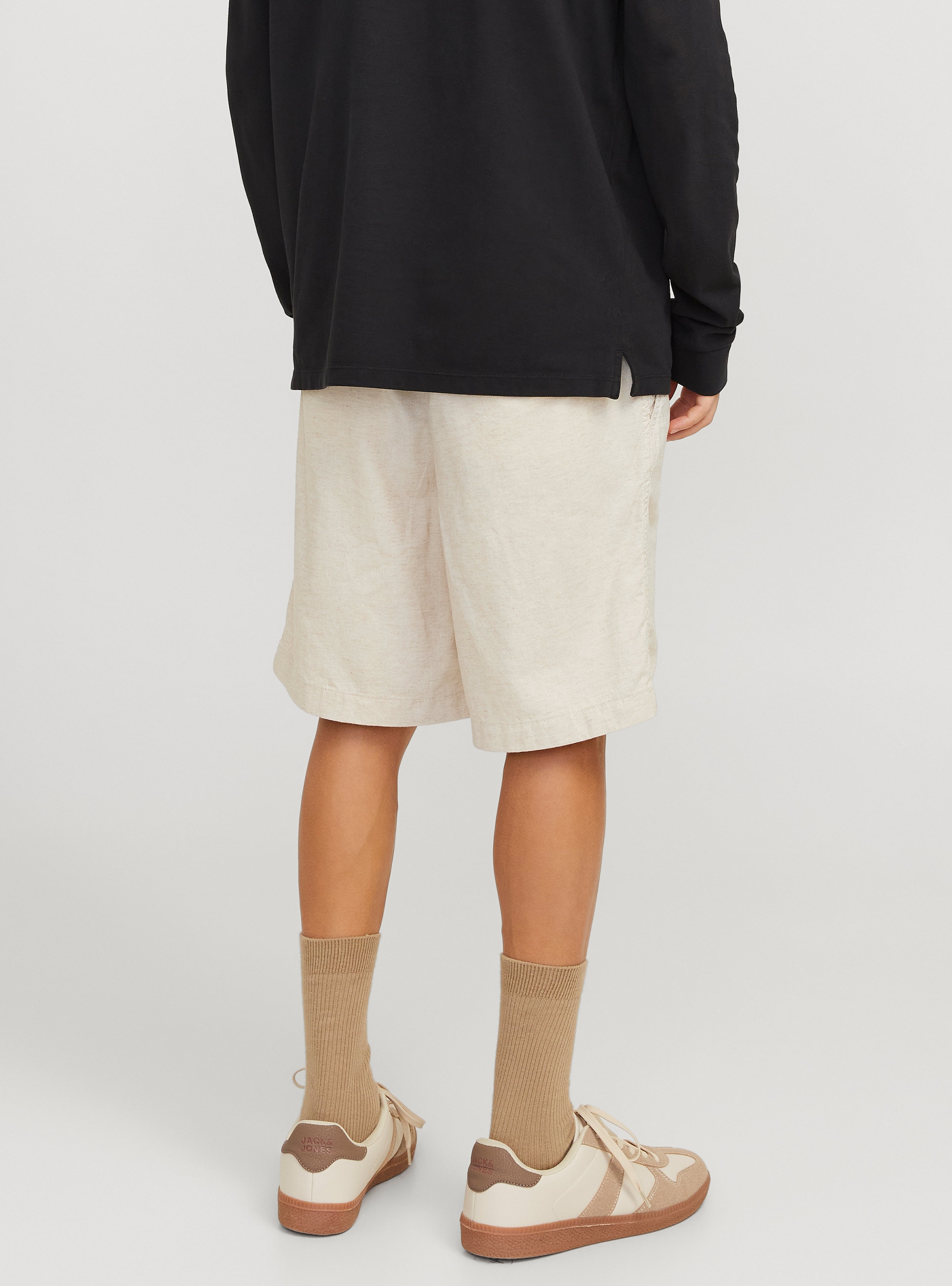Jack & Jones Jaiden Campaign Hybrid Bondi Shorts - Ecru