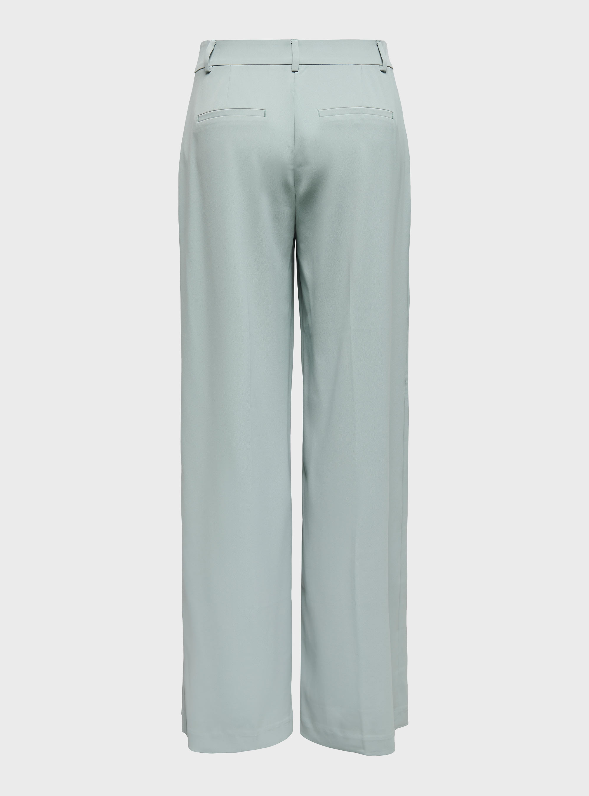 Only Marie Mid Waist Wide Pants - Light Aquamarine