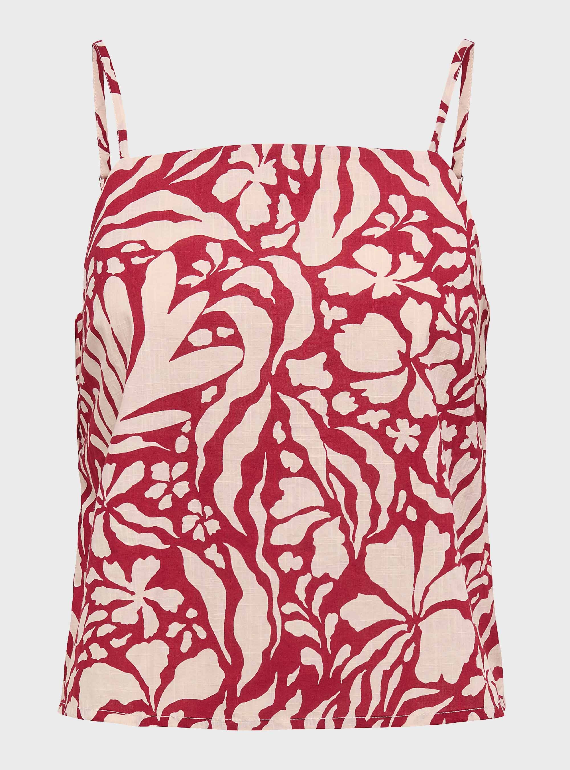 Only Kaleen Strap Top - Red