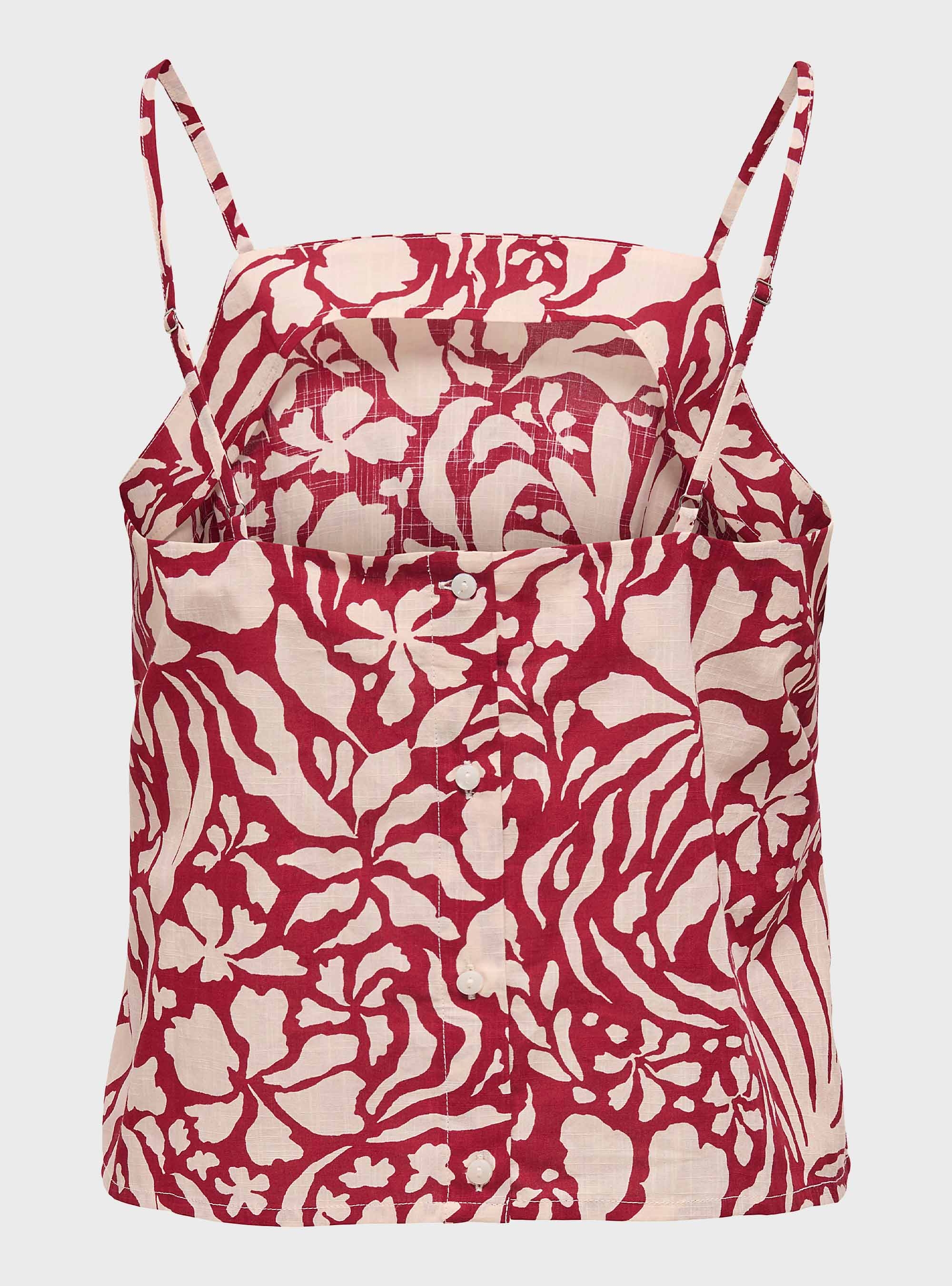 Only Kaleen Strap Top - Red