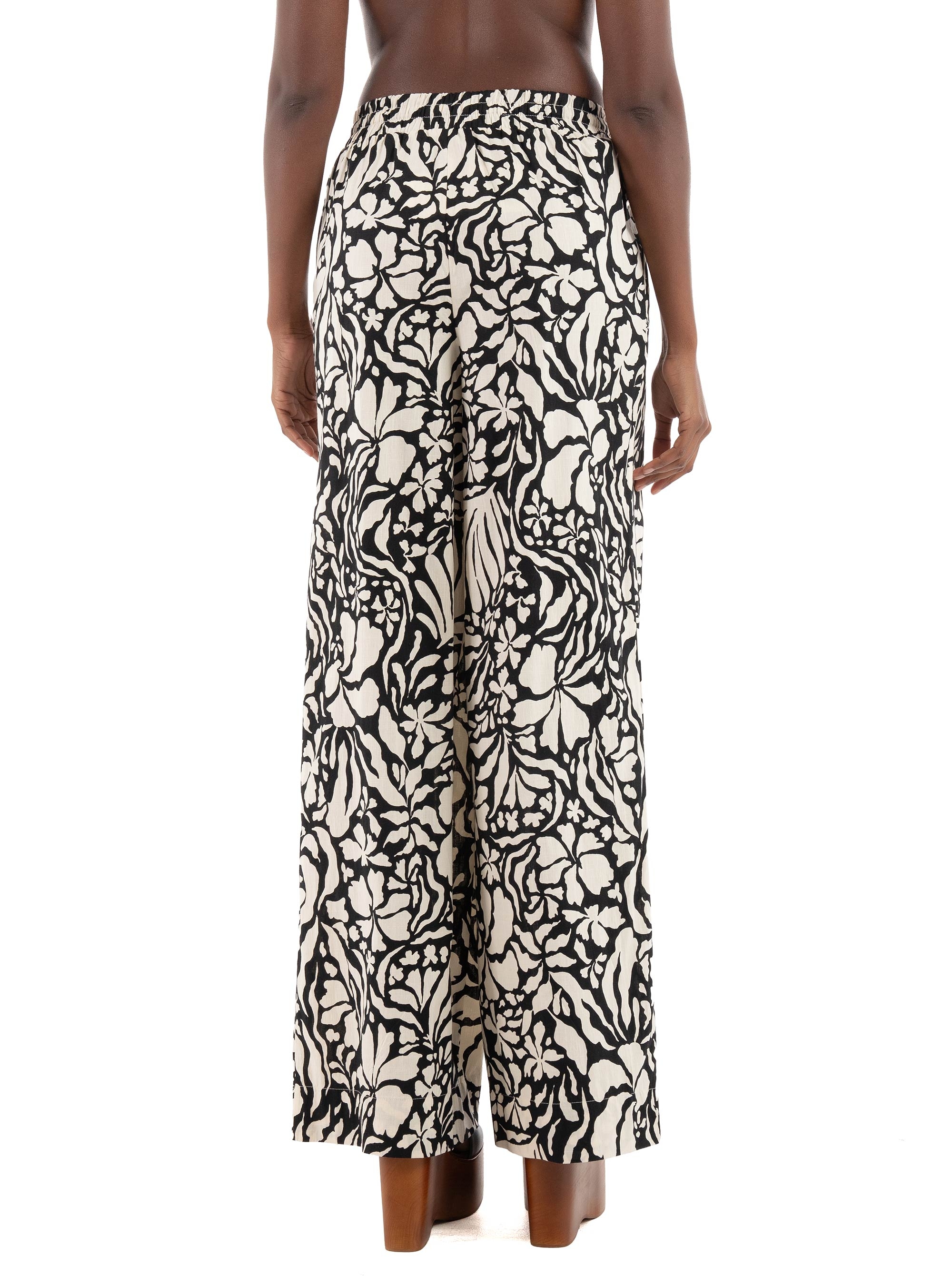 Only Kaleen High Waist Pull-Up Pants - Black