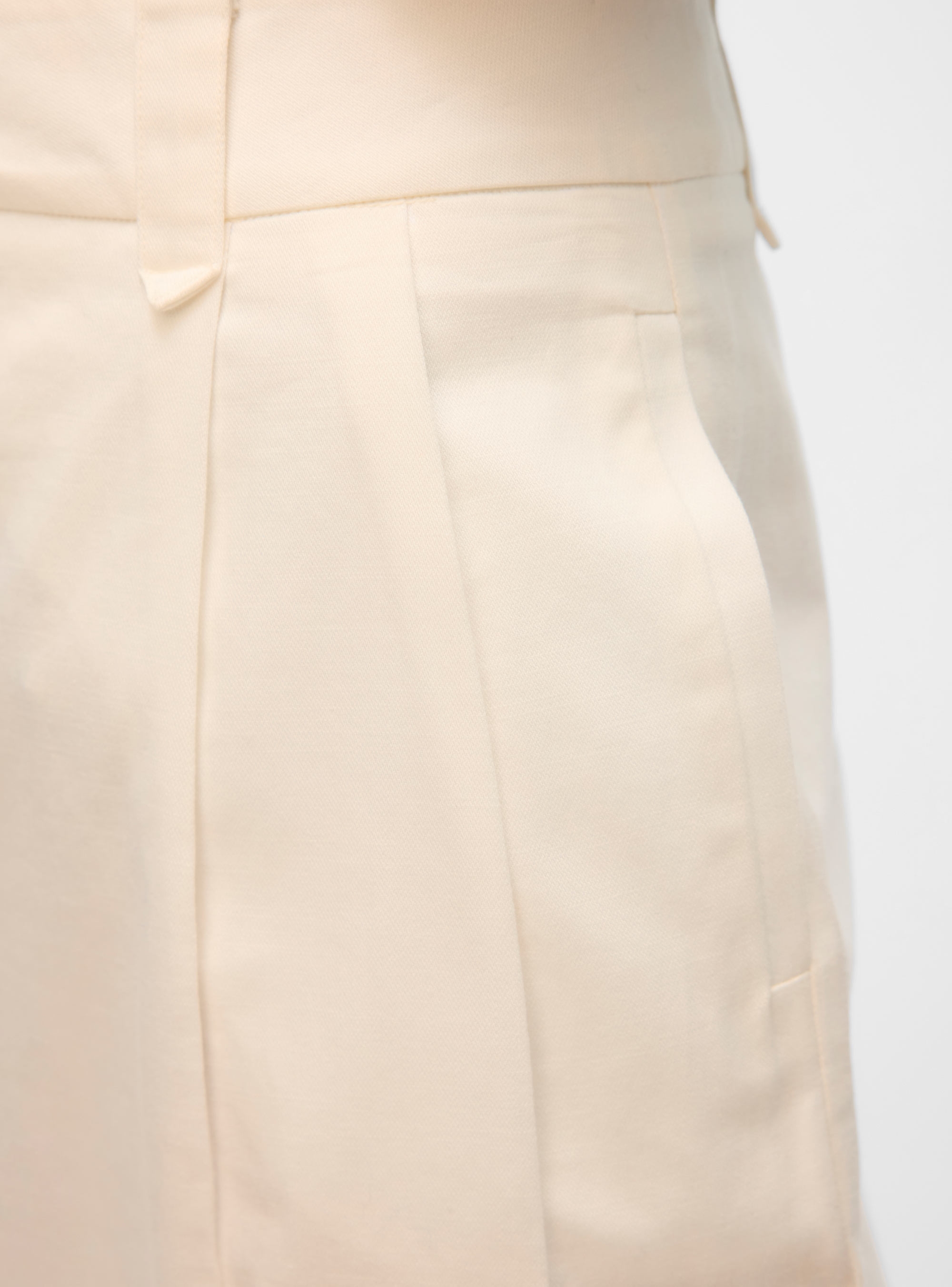 Vero Moda Chira Mid Waist Barrel Pants - White