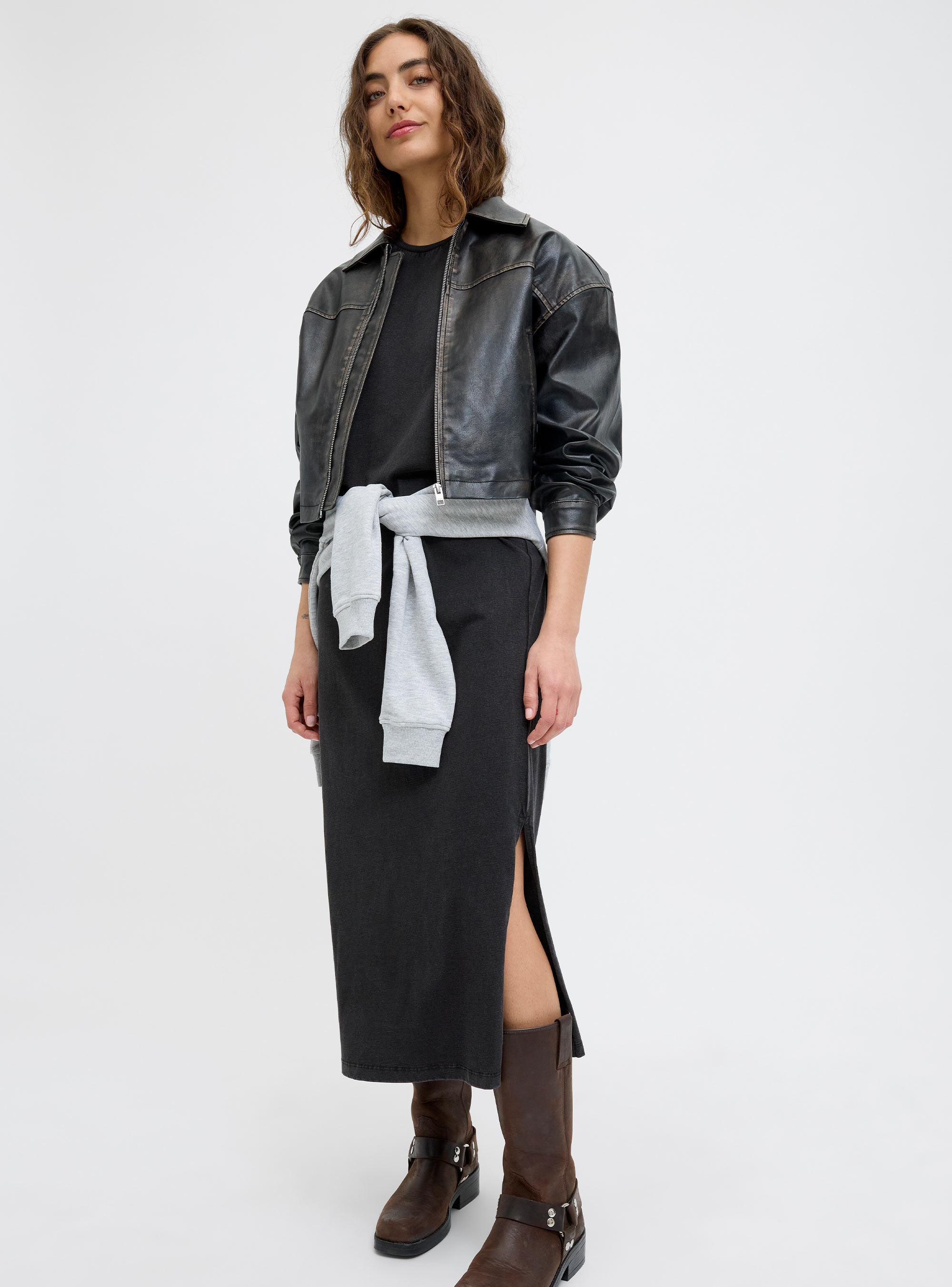 JJXX Palma Midi Dress - Black