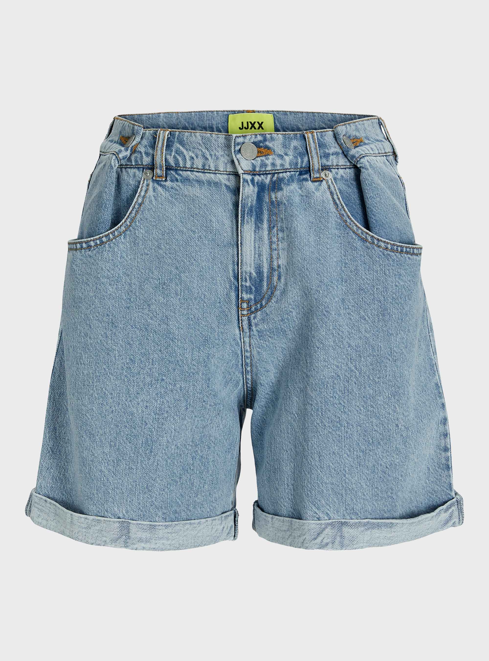 JJXX Dora Nara Loose High Waist Shorts - Light Aged Denim