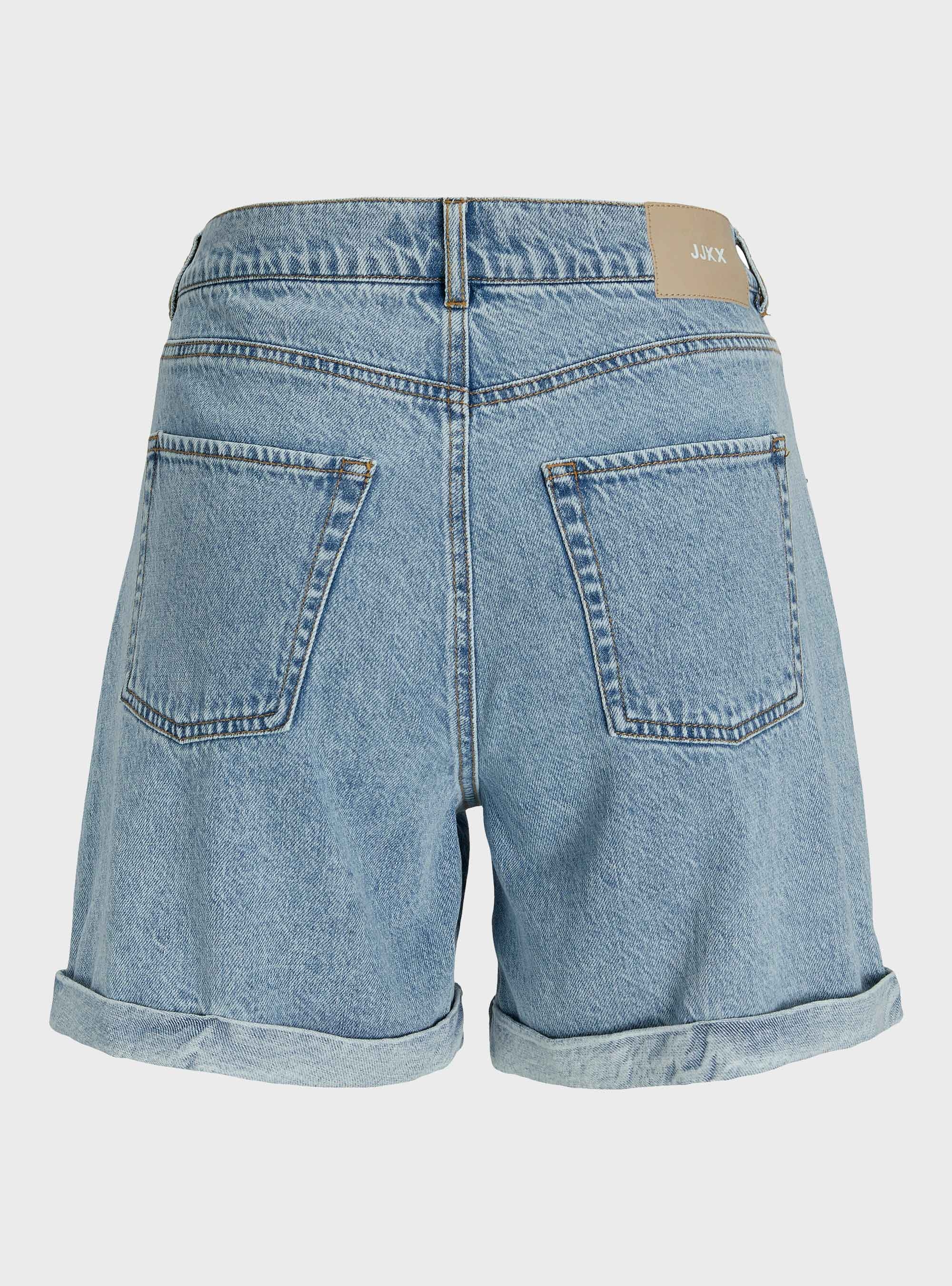JJXX Dora Nara Loose High Waist Shorts - Light Aged Denim
