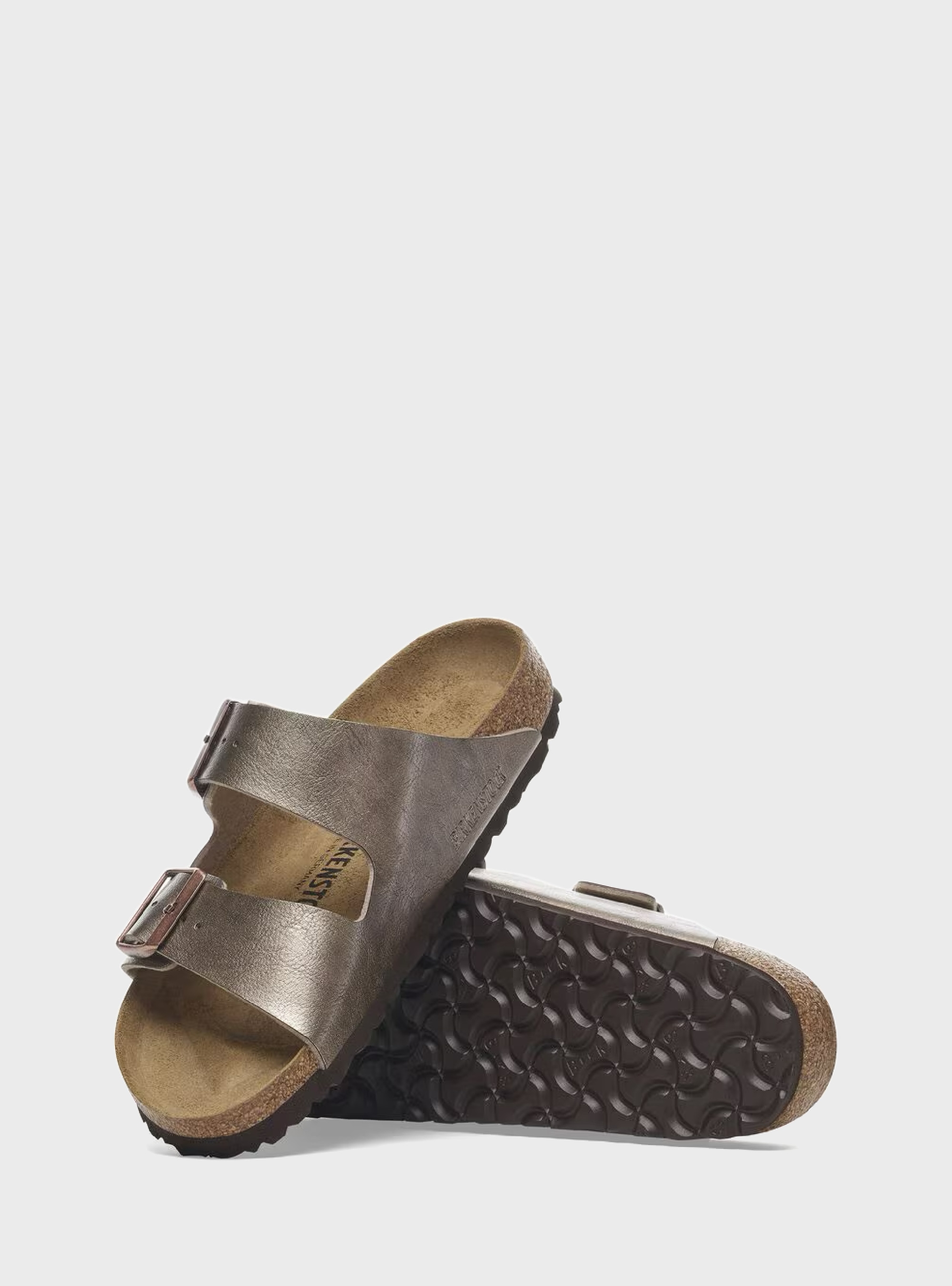 Birkenstock Arizona Narrow Fit Birko Flor Sandals - Taupe