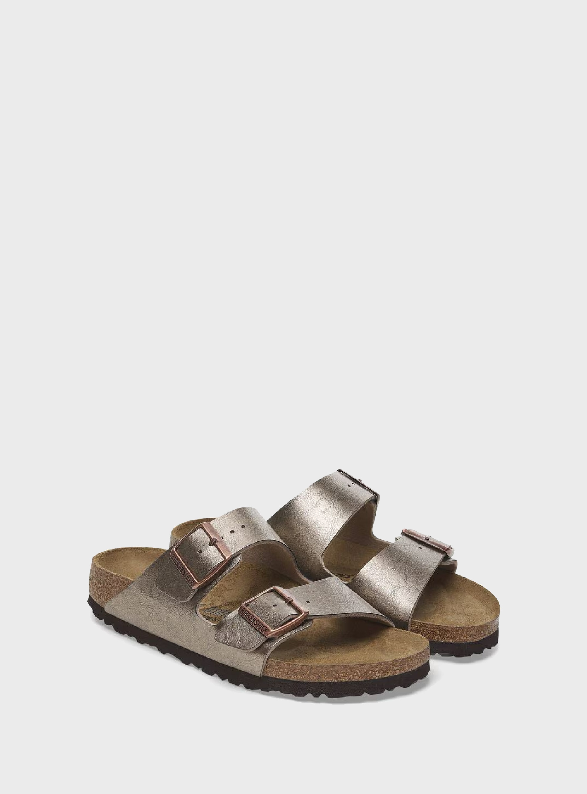 Birkenstock Arizona Narrow Fit Birko Flor Sandals - Taupe