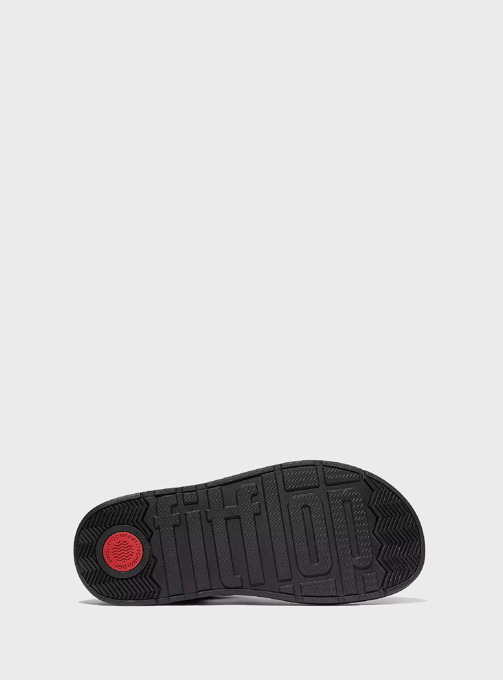 FitFlop GEN-FF Leather Back-Strap Toe-Post Sandals - Black