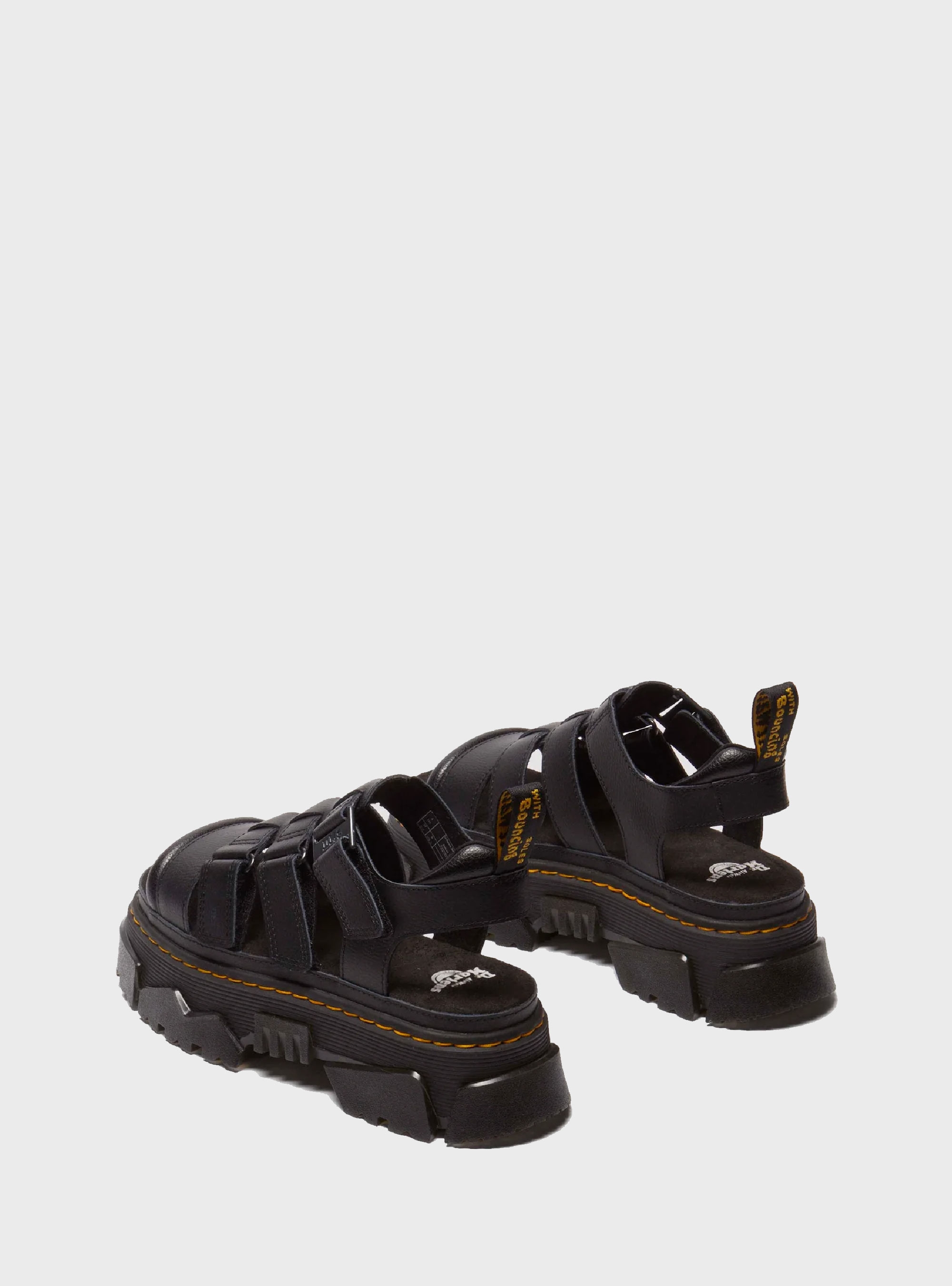 Dr Martens Mattison 3 Strap Sandals - Black