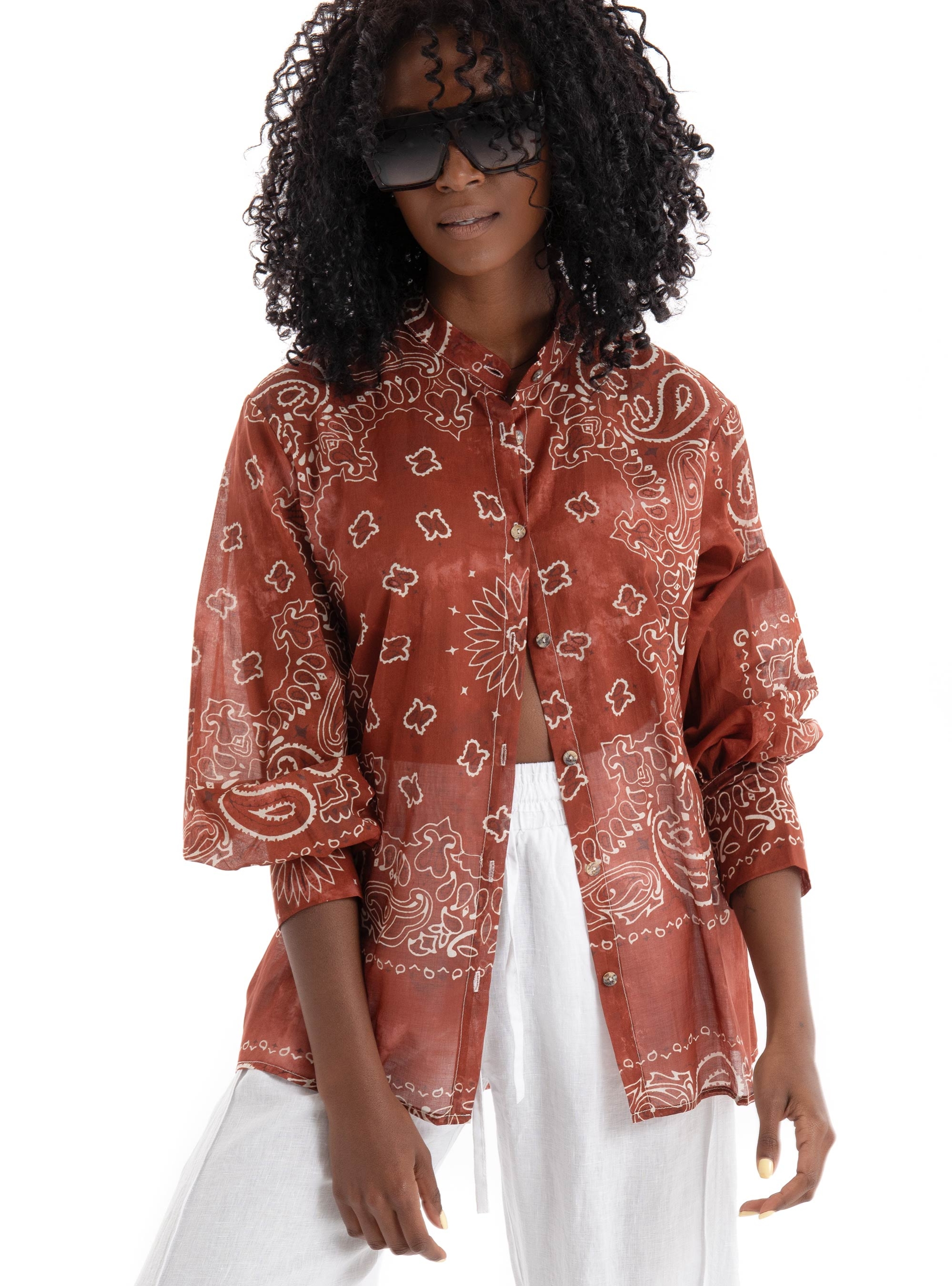 Souvenir Shirt - Rust Brown