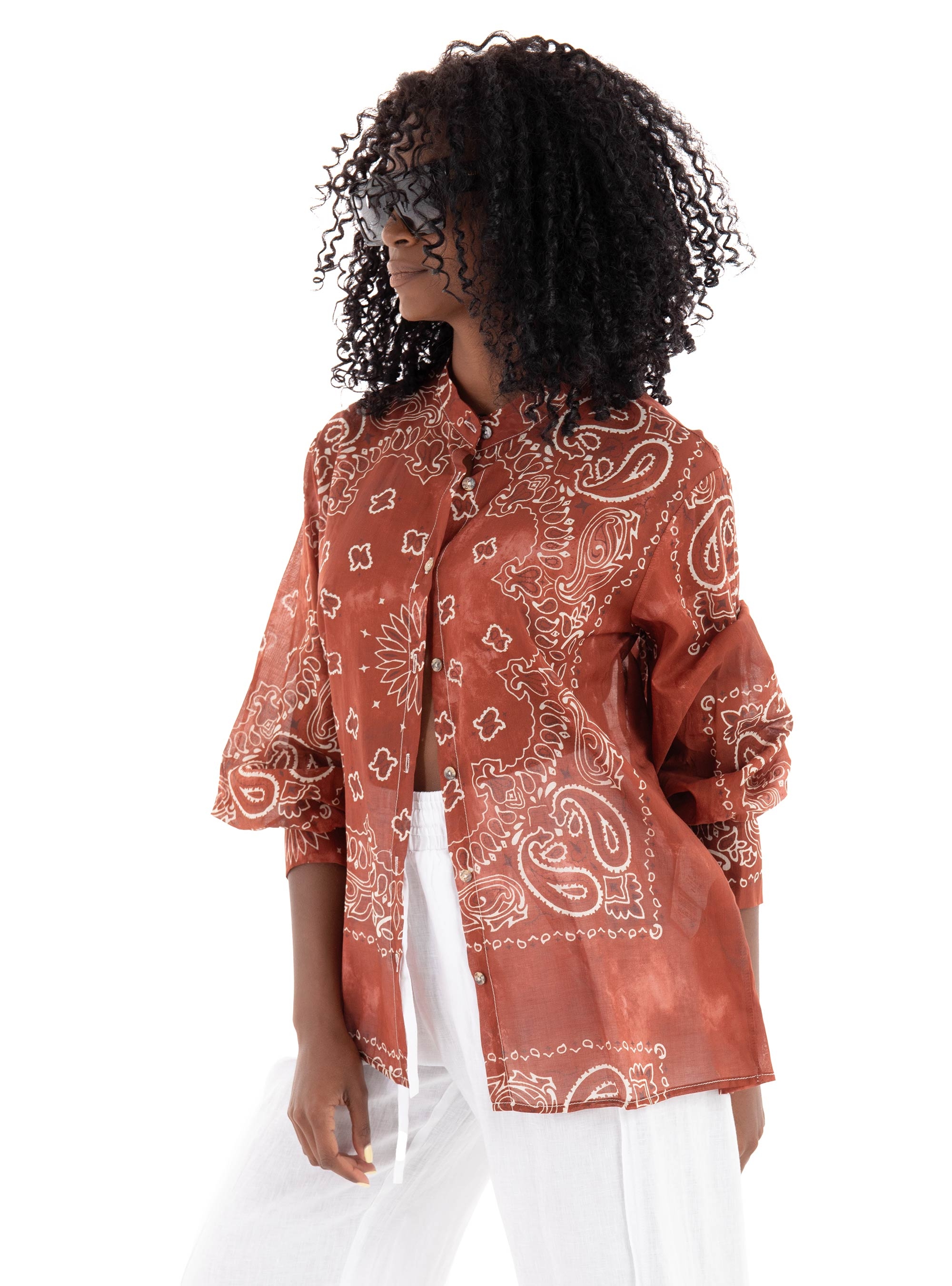 Souvenir Shirt - Rust Brown