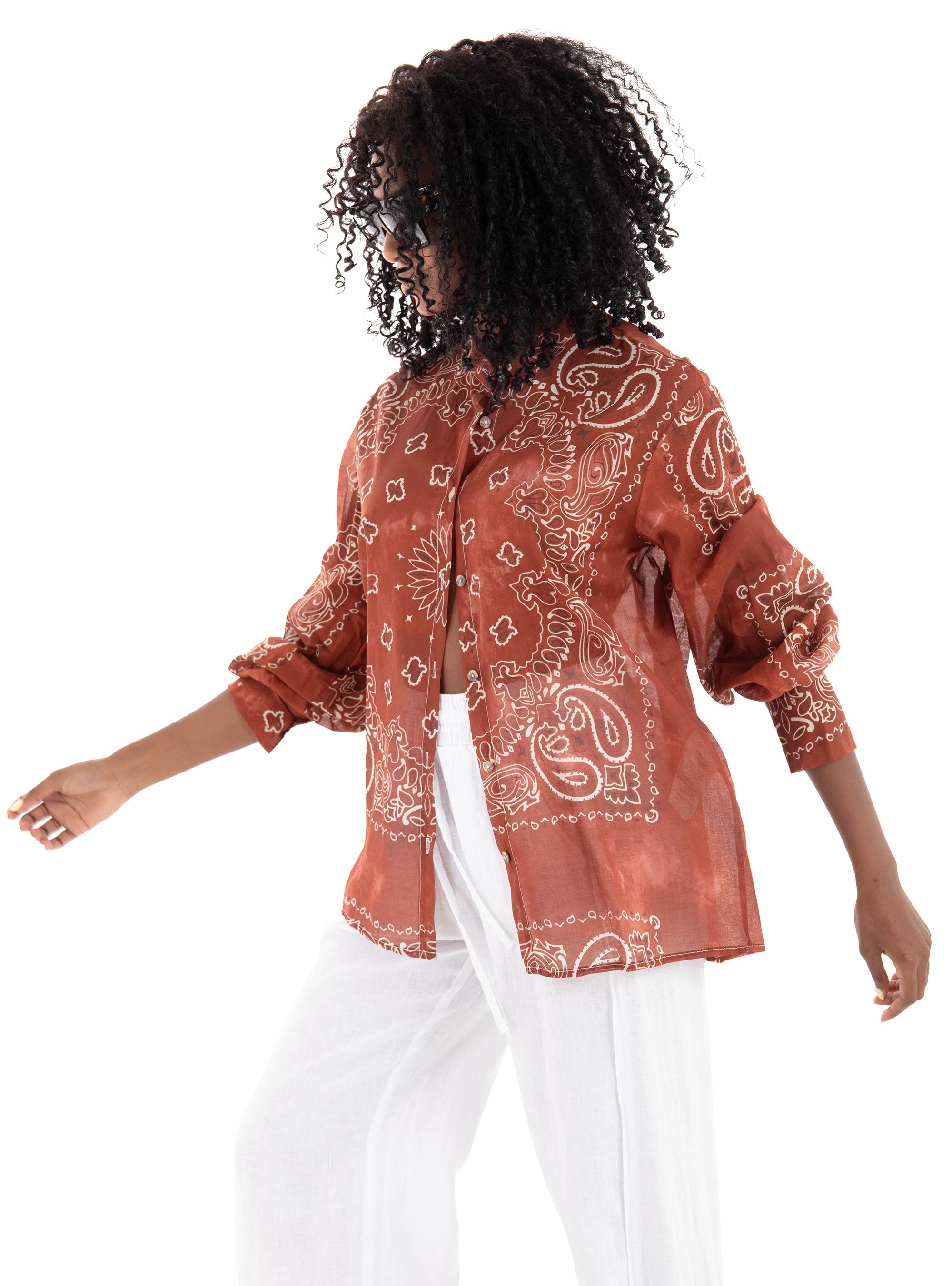 Souvenir Shirt - Rust Brown