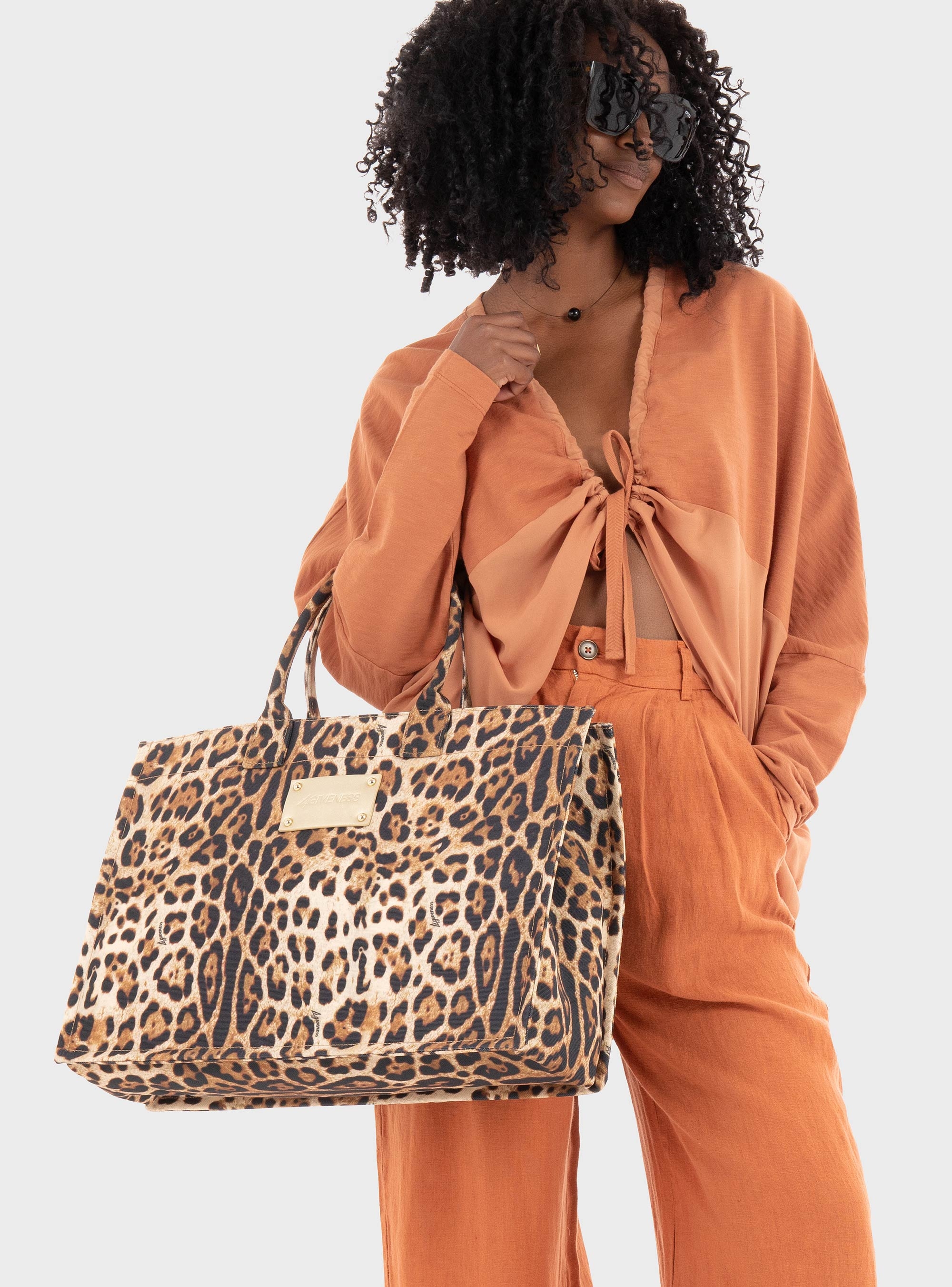 4giveness Saint Tropez Tote Bag - Animal Print