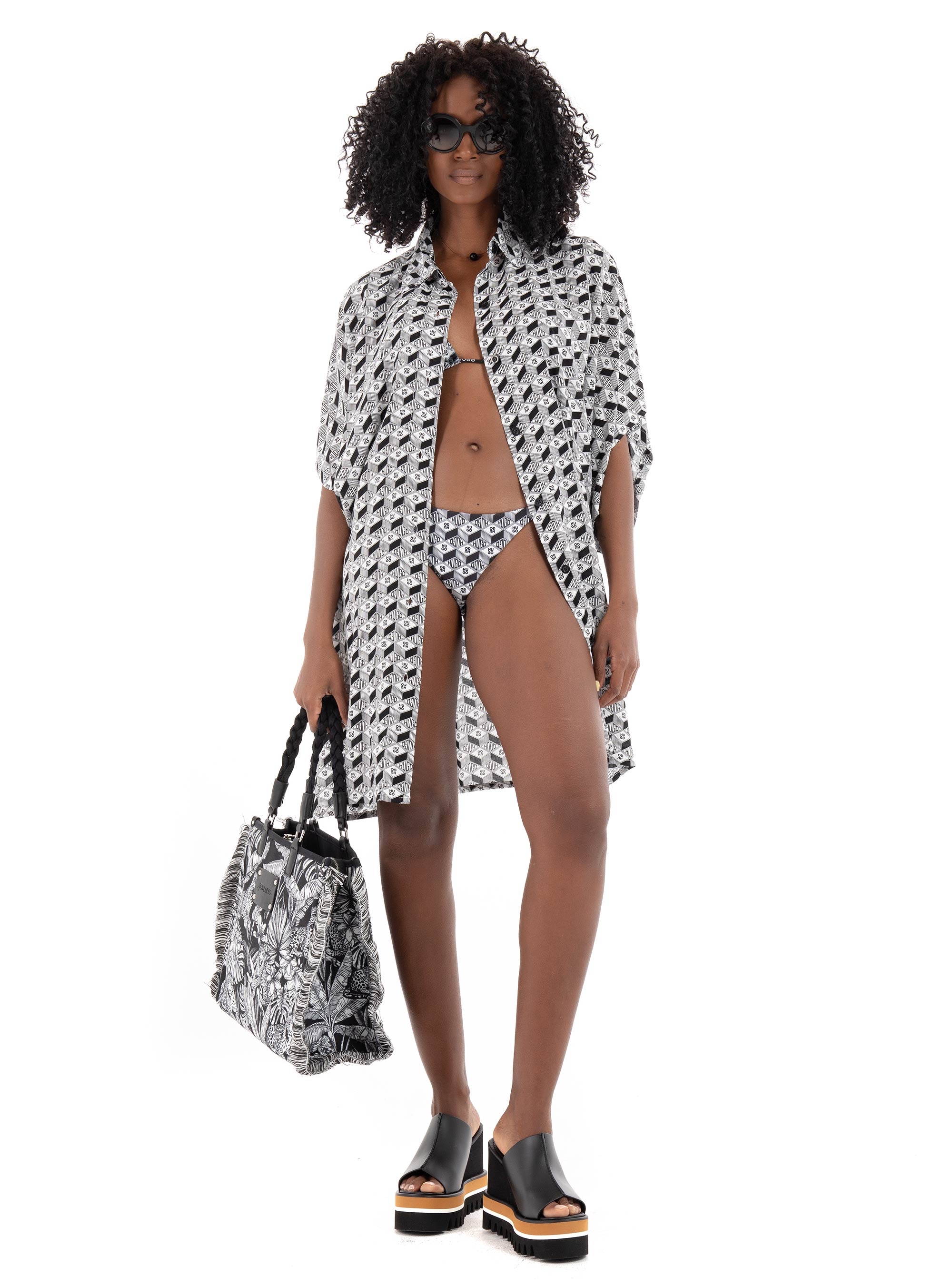 4giveness Athena Tote Bag - Black & White