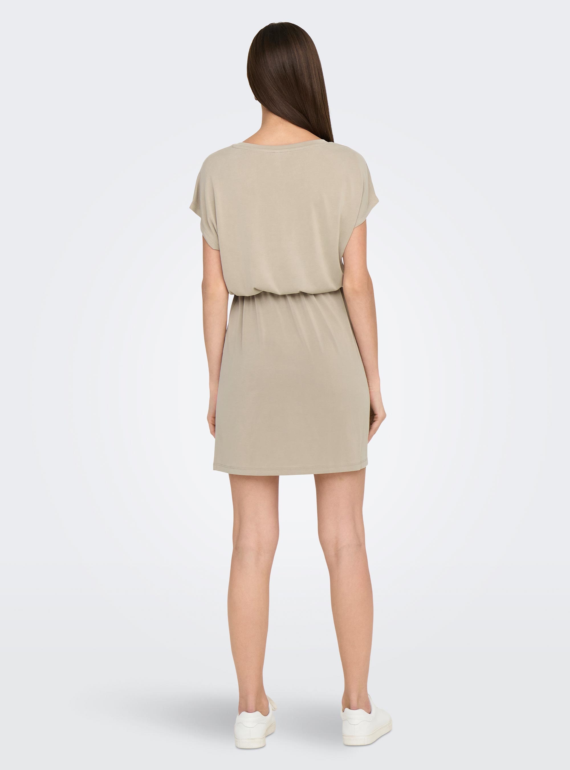 Only Hannah Short Dress - Light Beige
