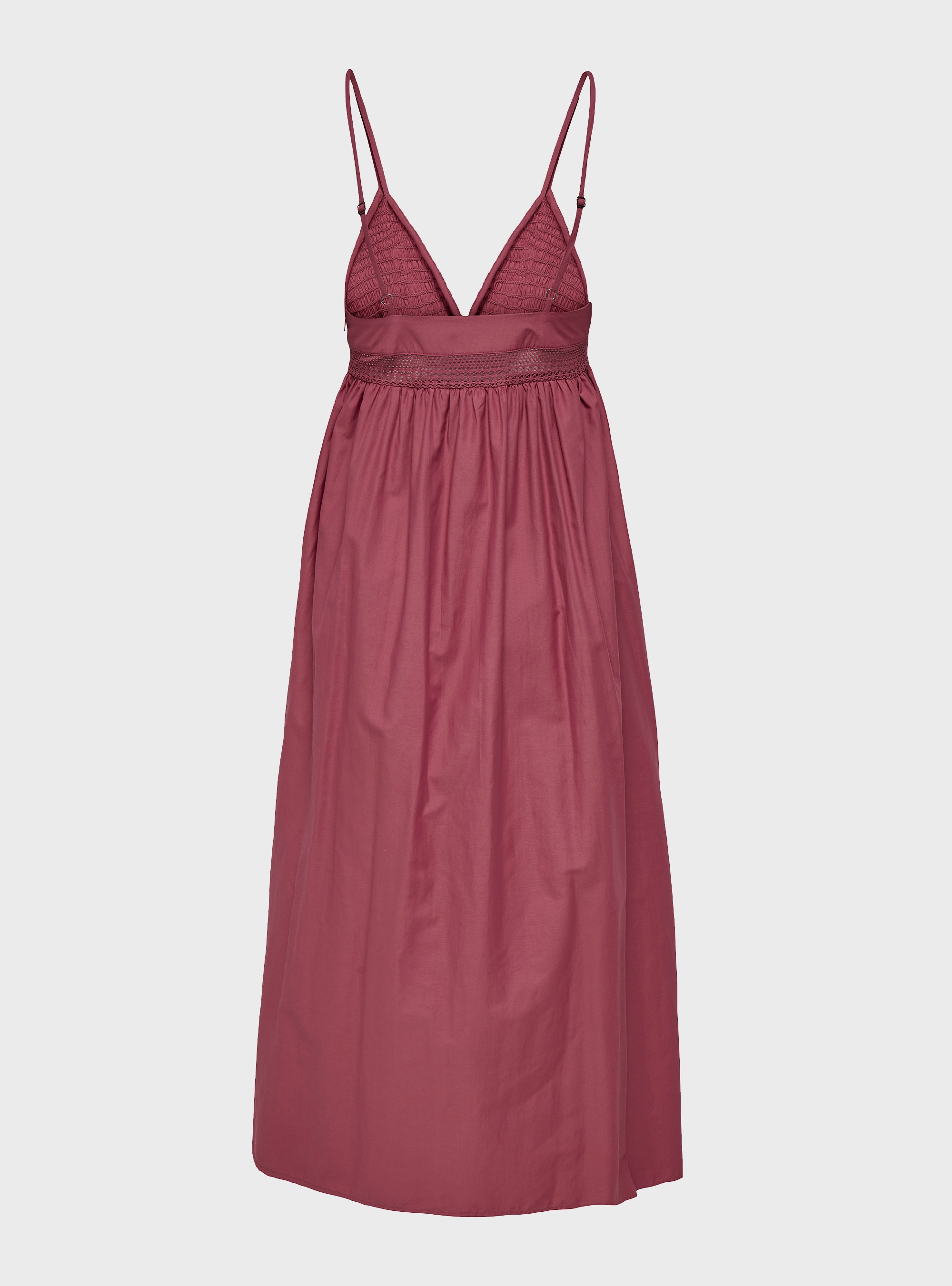 Only Briar Strap Long Dress - Light Bordeaux