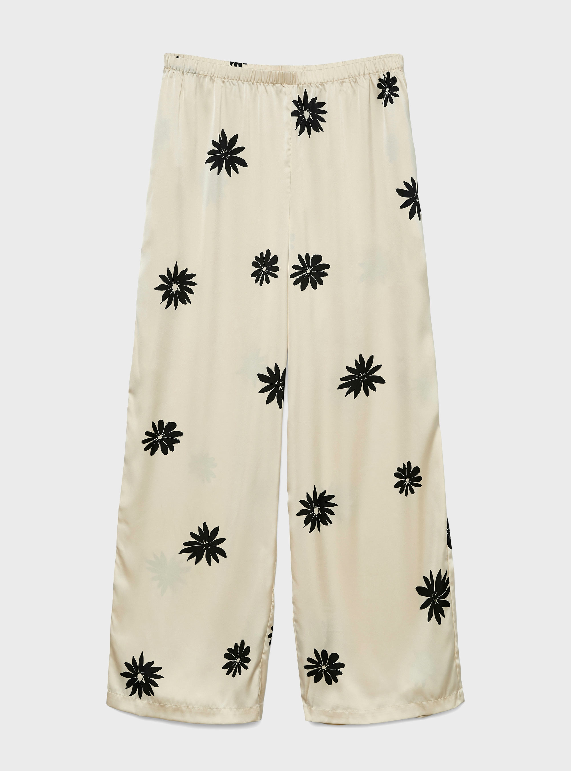 Vero Moda Aware Roe Mid Waist Loose Pants - Ecru