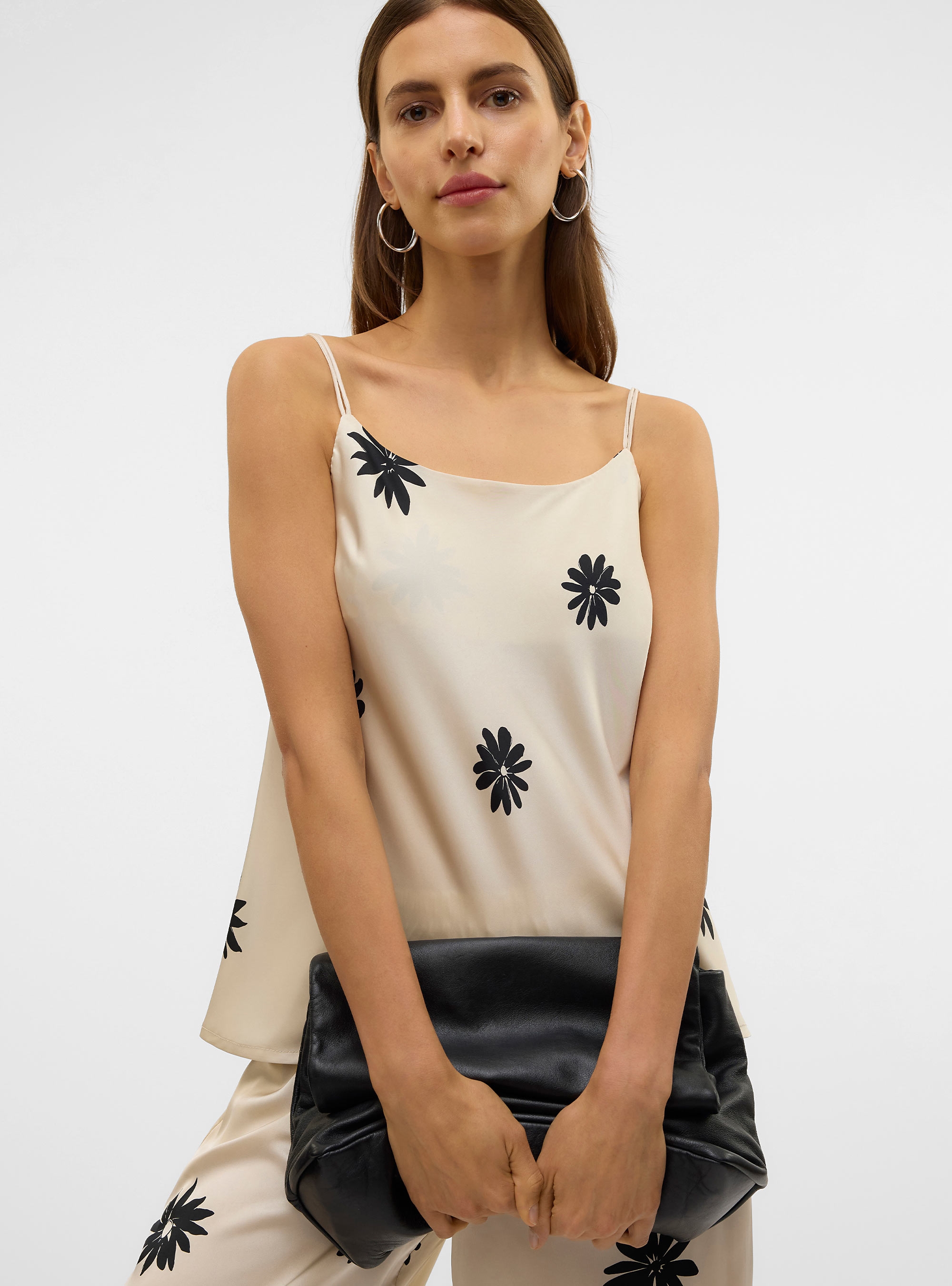 Vero Moda Aware Roe Strap Top - Ecru