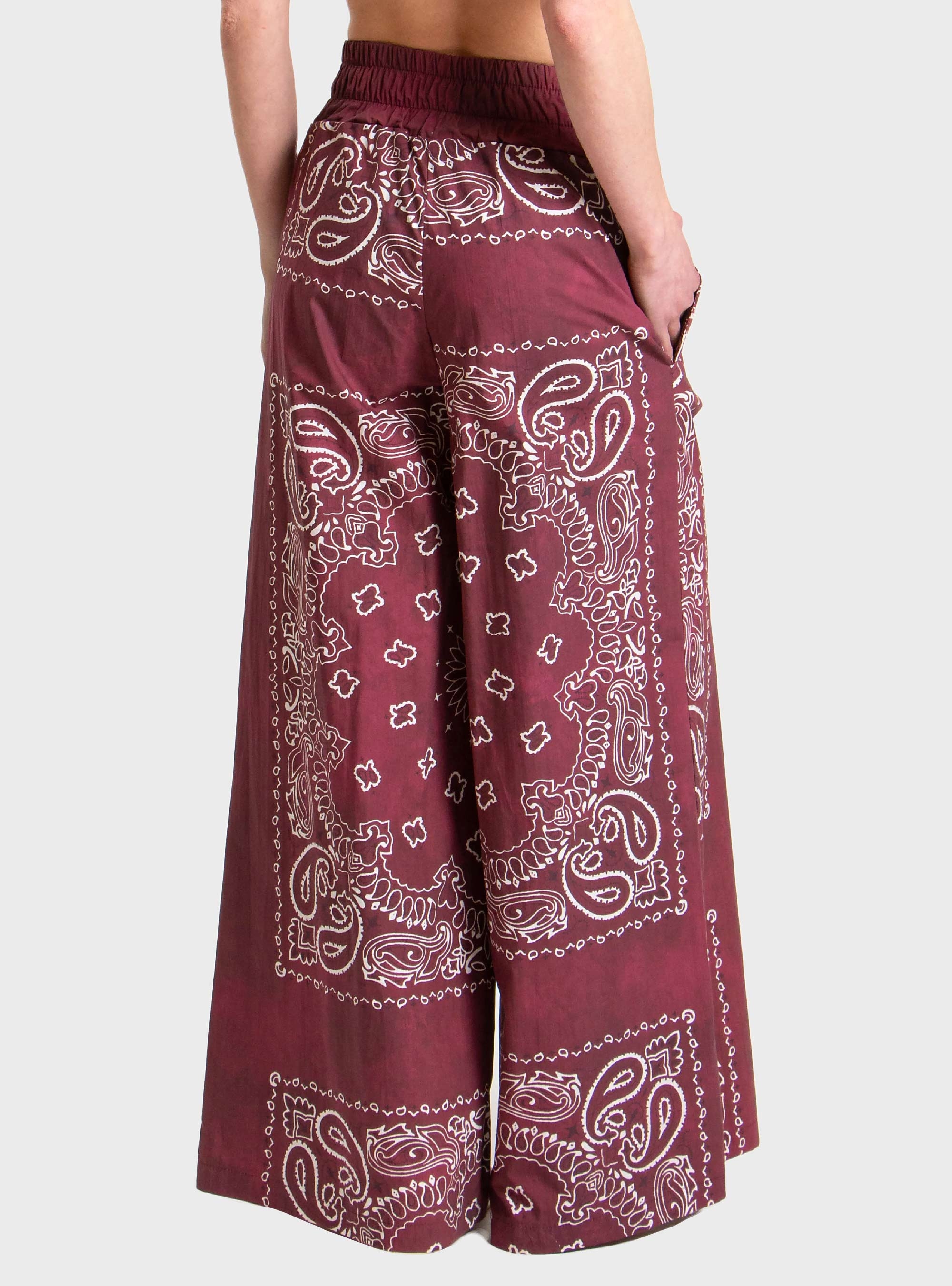 Souvenir Loose Fit Pants - Bordeaux