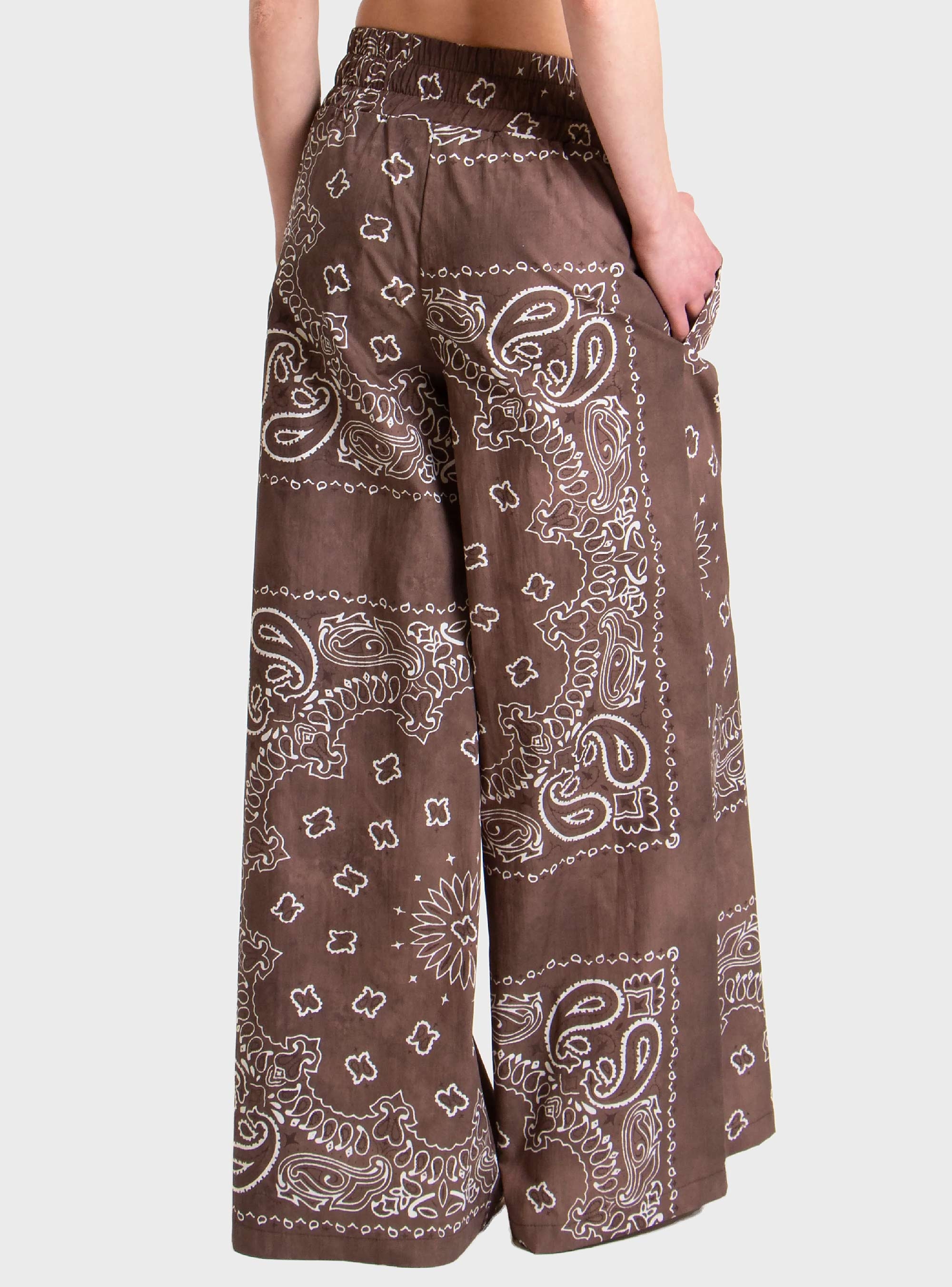 Souvenir Loose Fit Pants - Brown