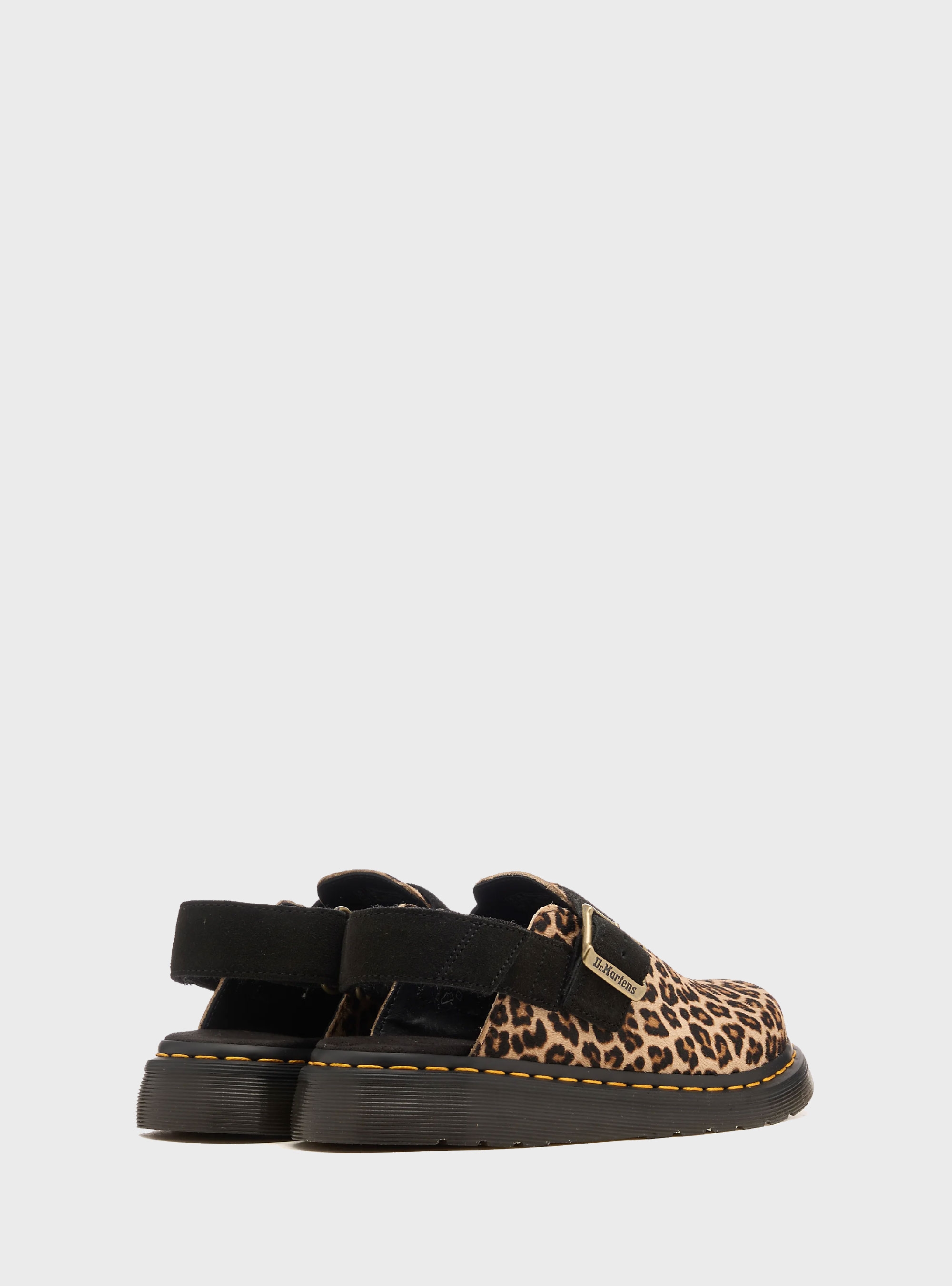 Dr Martens Jorge II Mini Leopard Slingback Mules - Animal Print