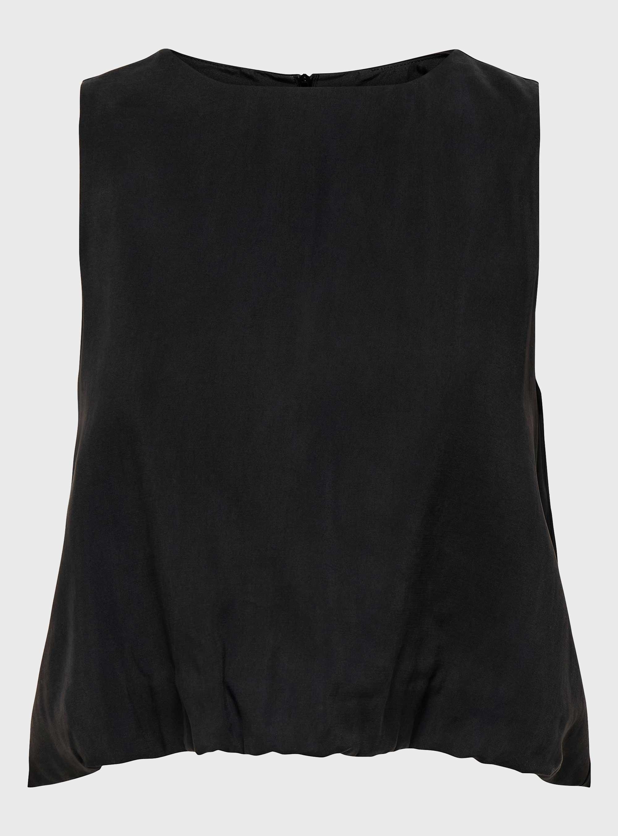 Only Nica Modal Bubble Top - Black