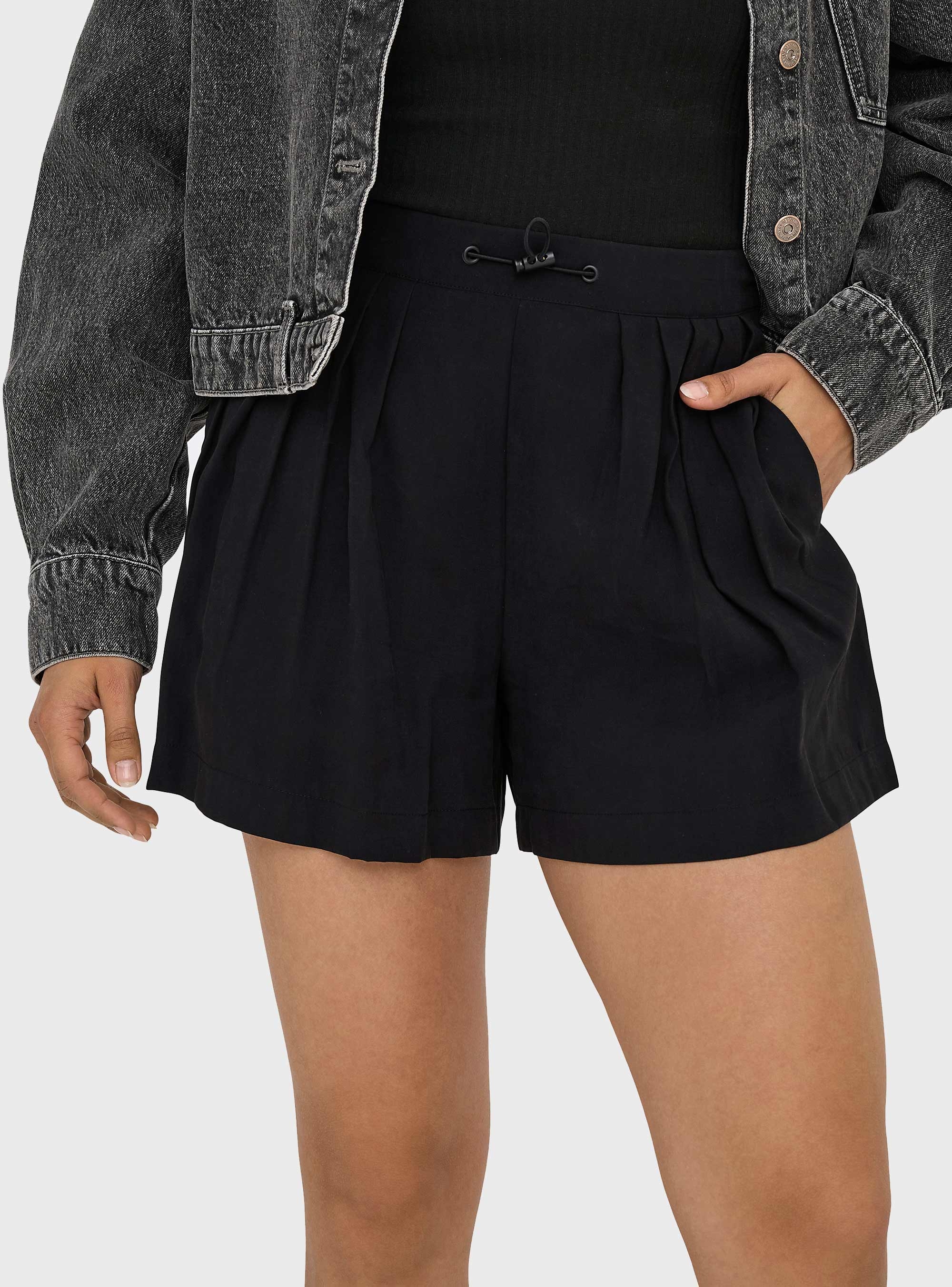 Only Nica Modal Shorts - Black