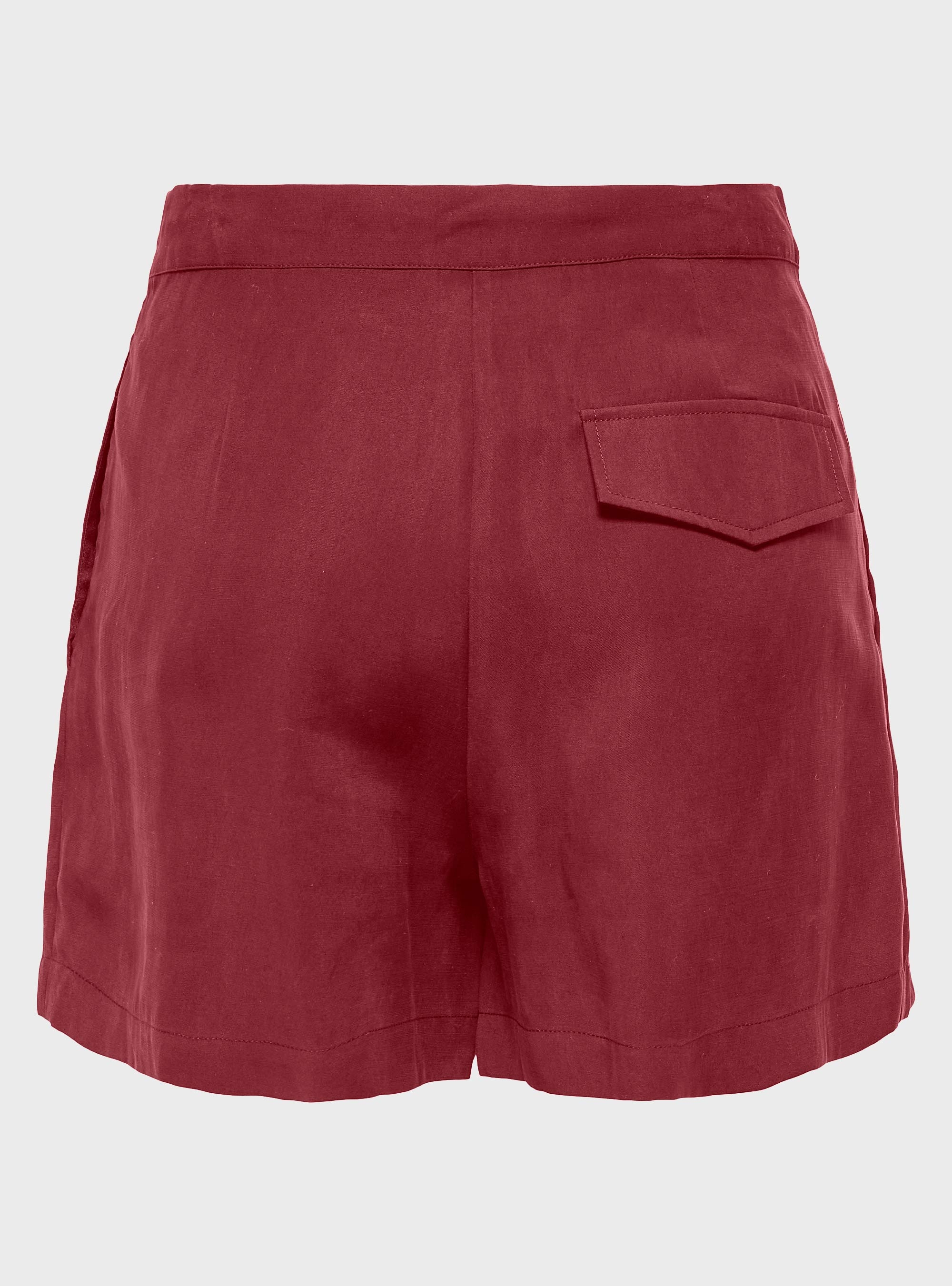 Only Nica Modal Shorts - Bordeaux