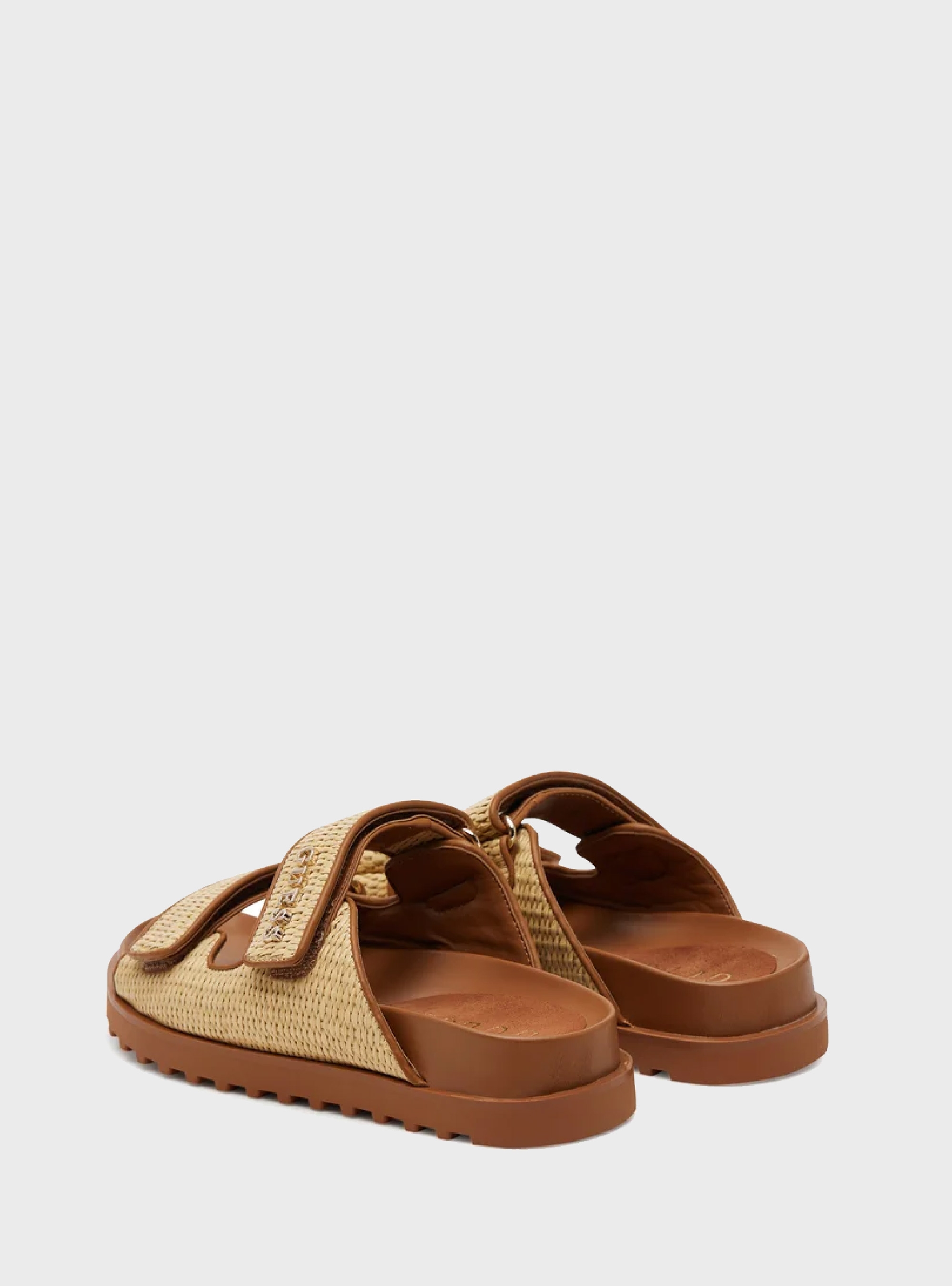 Guess Fadeliza Double-Strap Sandals - Tan