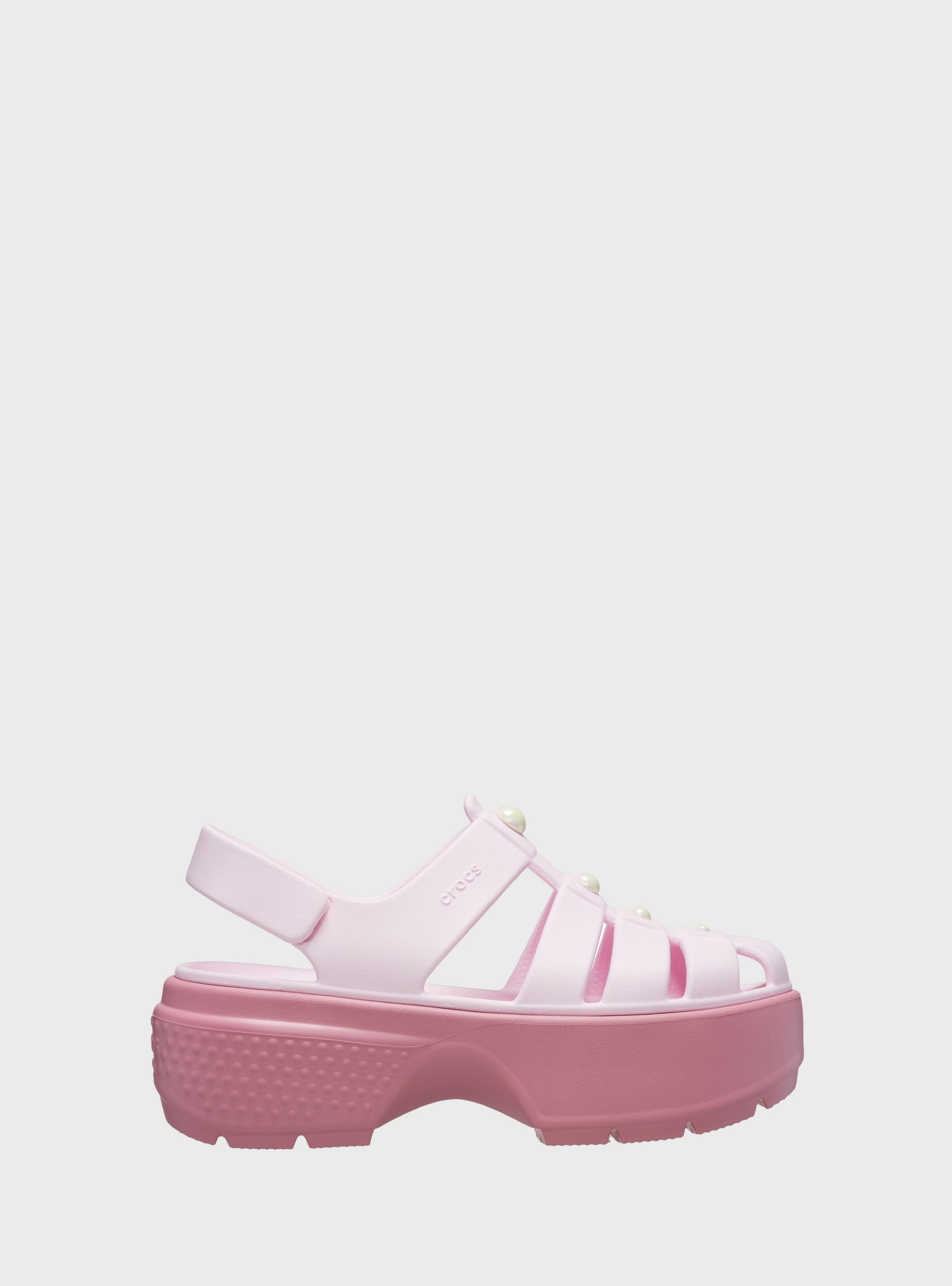 Crocs Stomp Fisherman Pearl Sandals - Pale Pink
