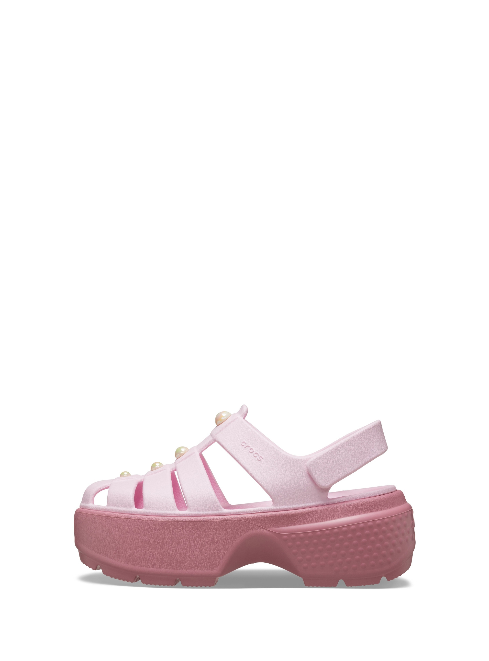 Crocs Stomp Fisherman Pearl Sandals - Pale Pink