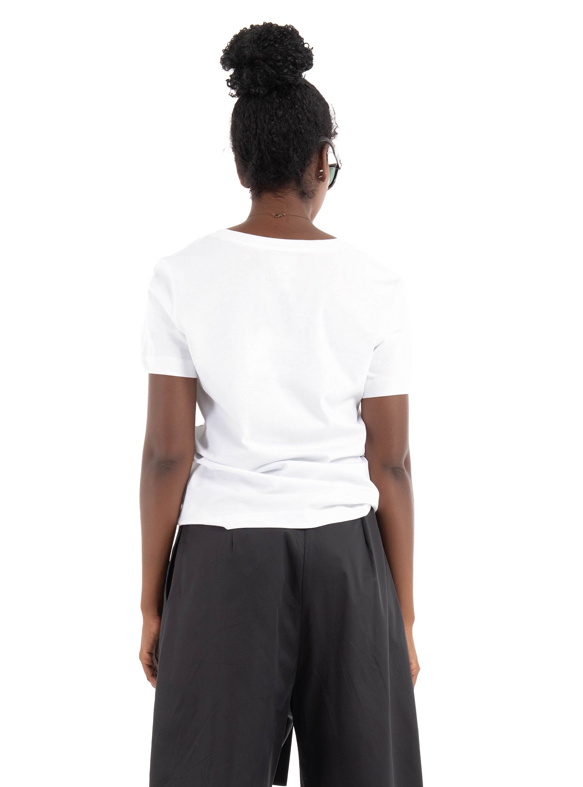 Calvin Klein Archive Jersey V-neck Tee - White