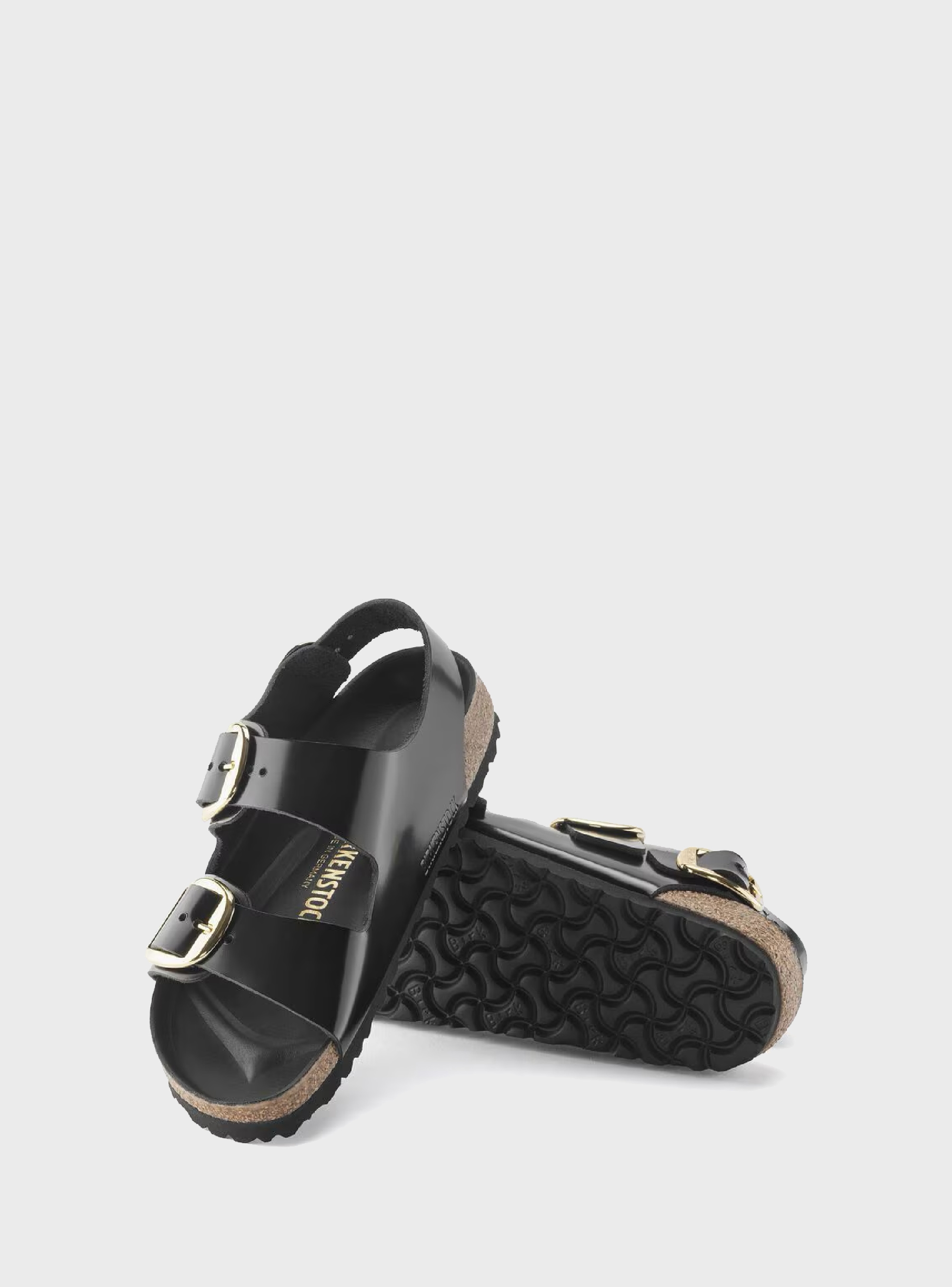 Birkenstock Milano Big Buckle Narrow Fit Sandals - Black