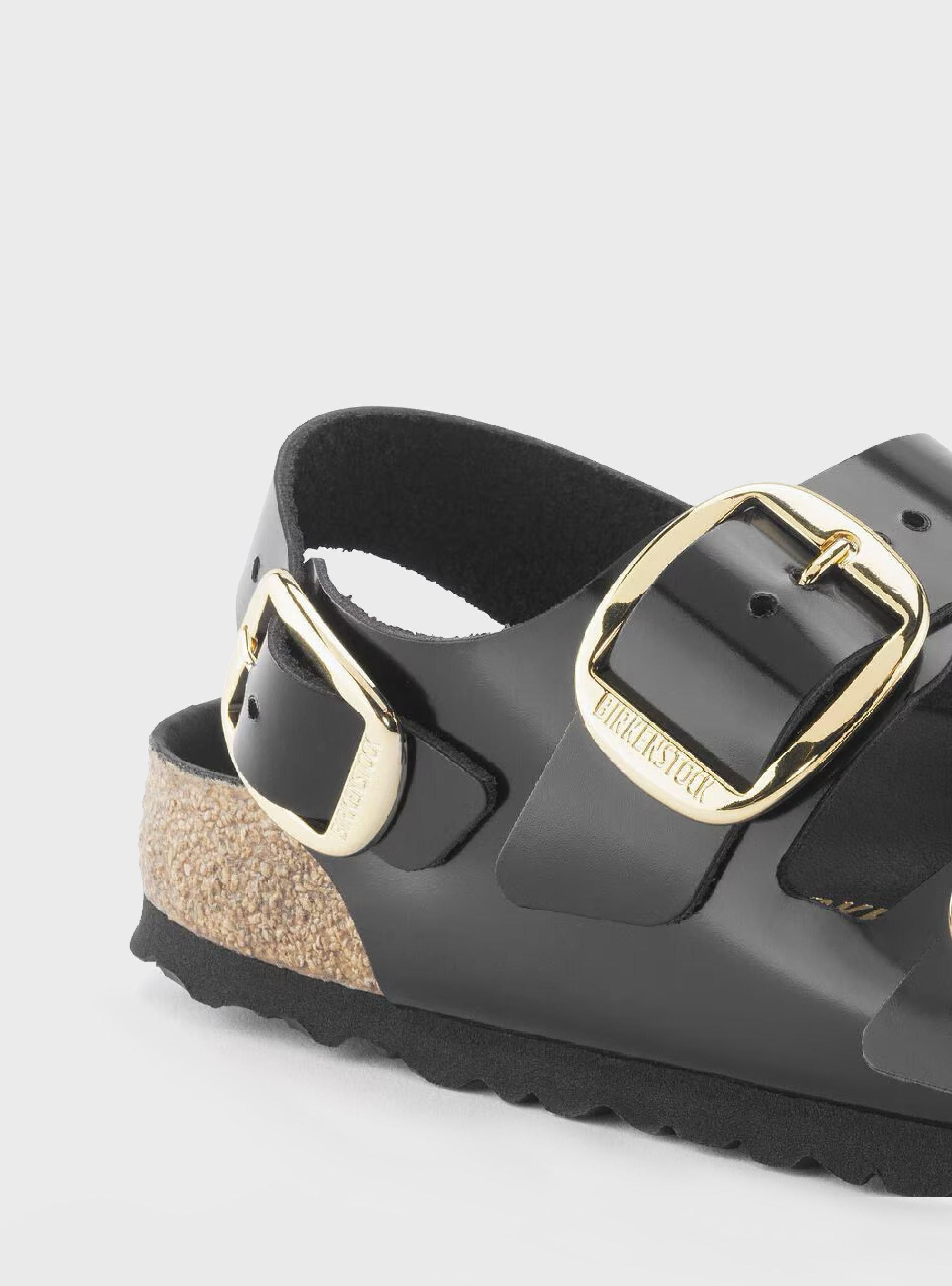 Birkenstock Milano Big Buckle Narrow Fit Sandals - Black