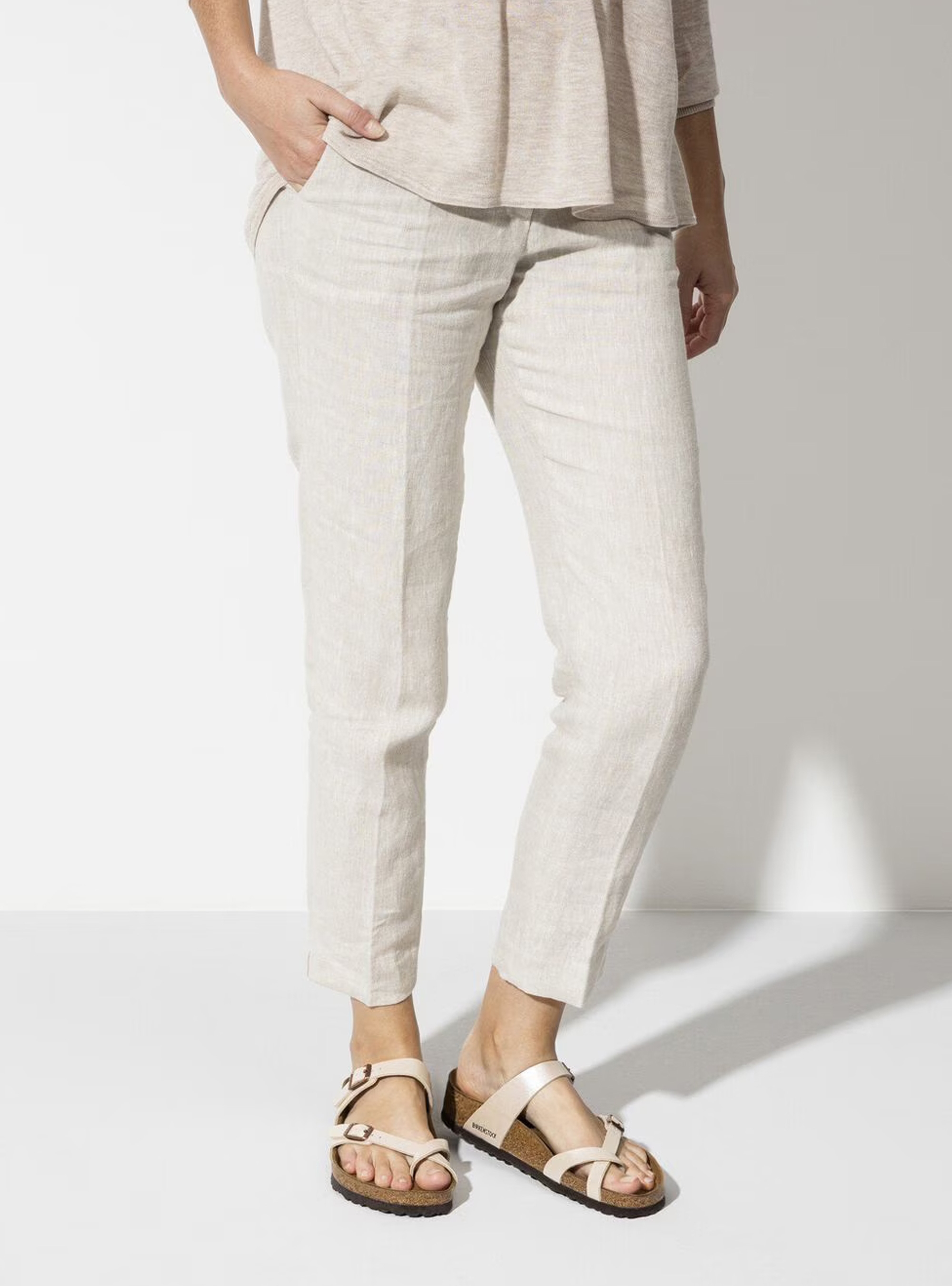 Birkenstock Mayari Birko Flor Regular Fit Sandals - Pearl